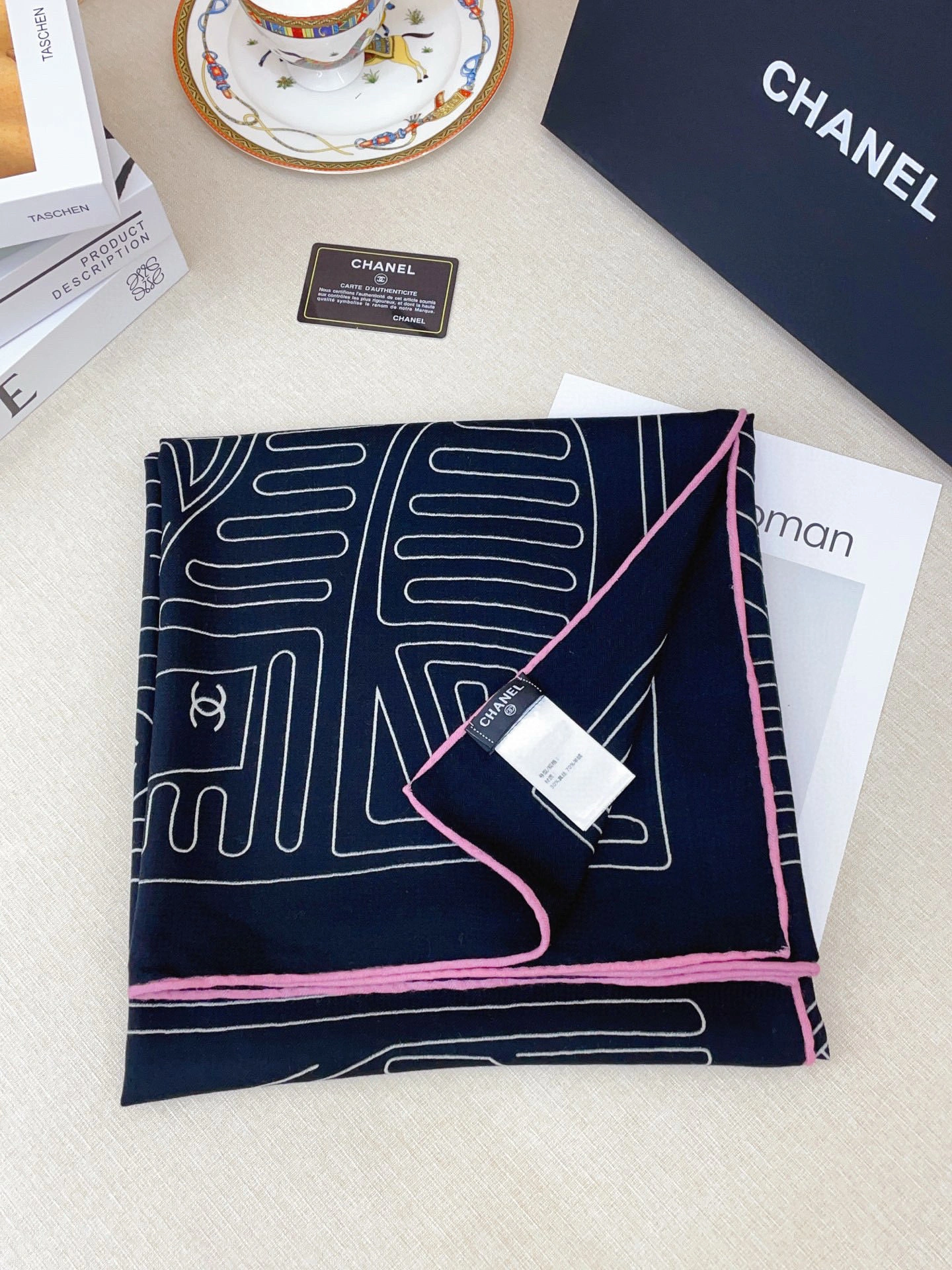 HD-- 3h1958 cashmere Real silk 2Colour item : E-S132K1209-2H