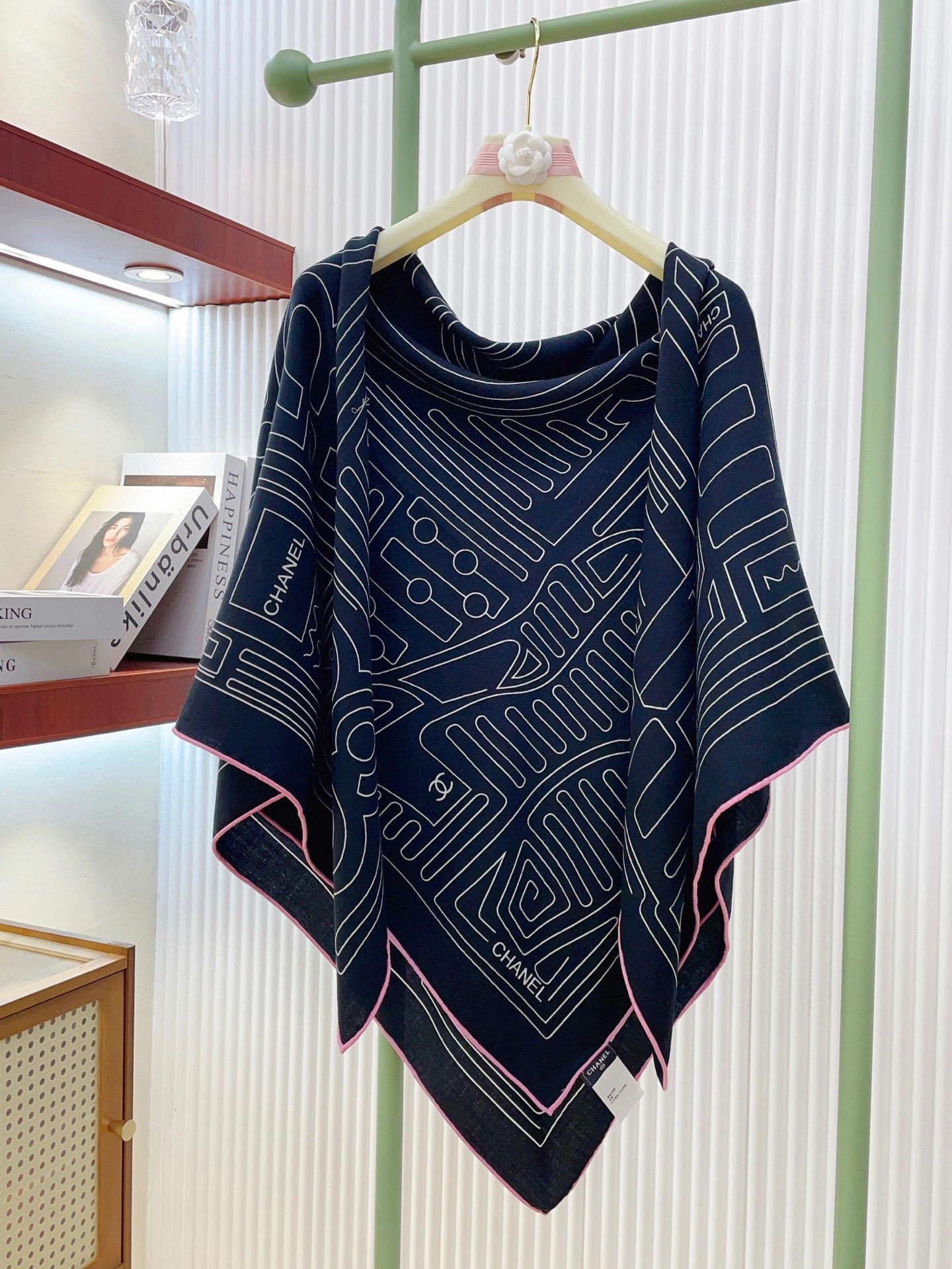 HD-- 3h1958 cashmere Real silk 2Colour item : E-S132K1209-2H