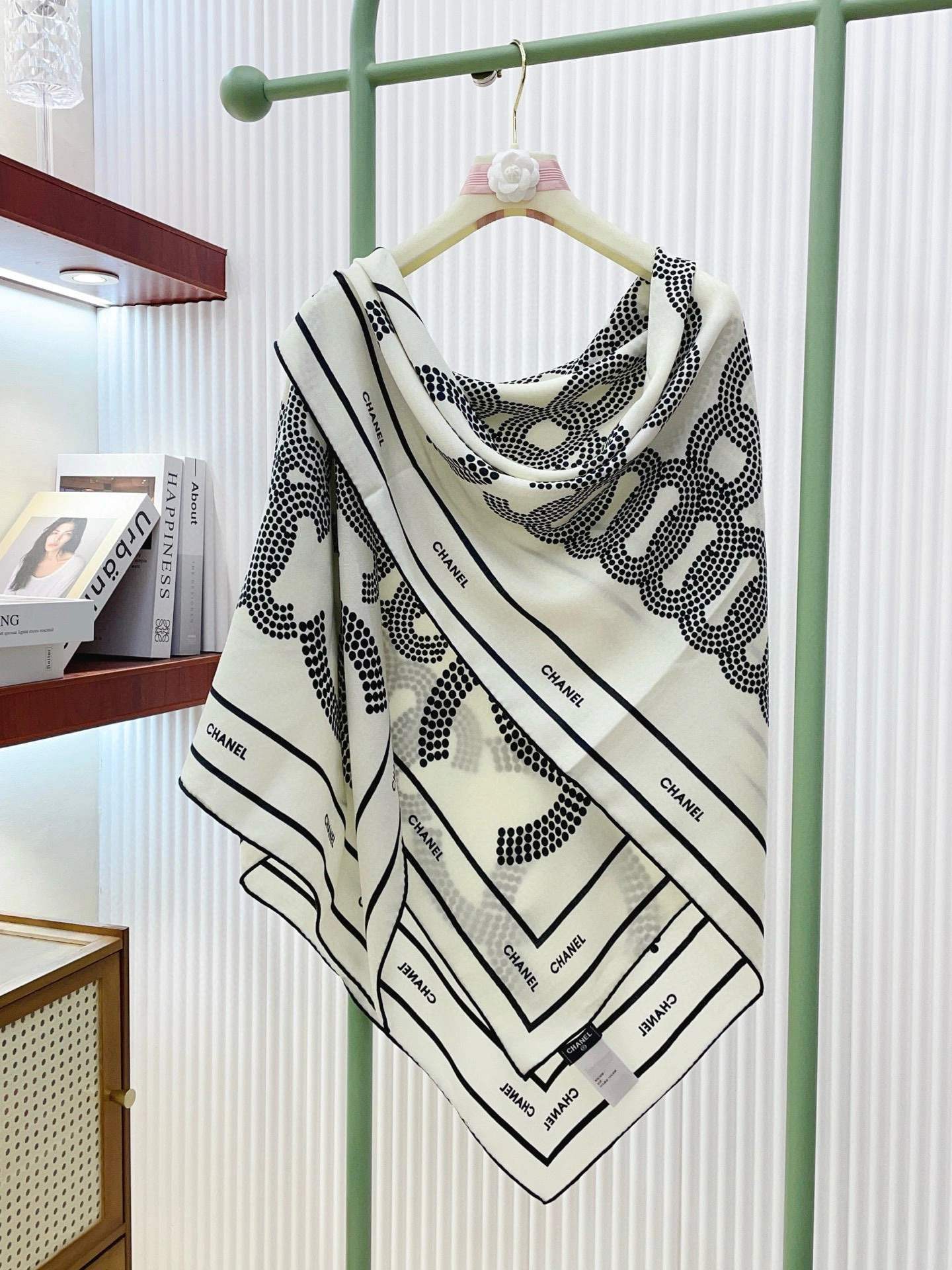 HD-- 3h1958 cashmere Real silk 2Colour item : E-S132K1210-2H