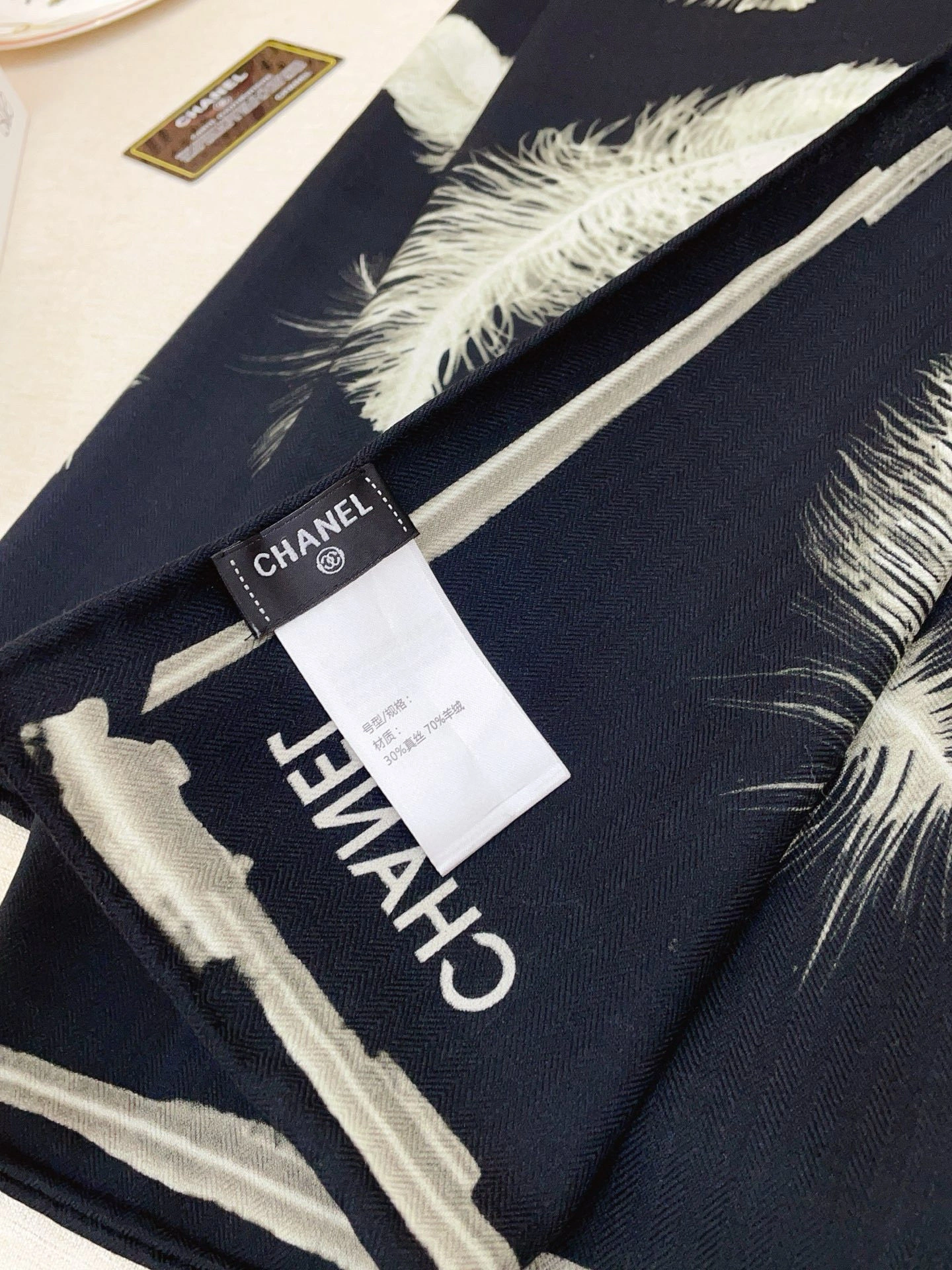 HD-- 3h1958 cashmere Real silk 2Colour item : E-S132K1211-2H