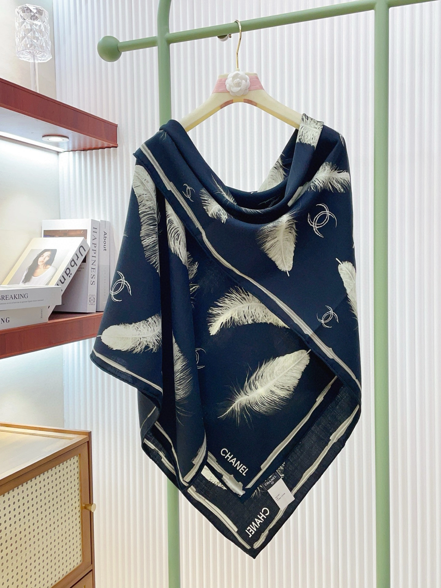 HD-- 3h1958 cashmere Real silk 2Colour item : E-S132K1211-2H