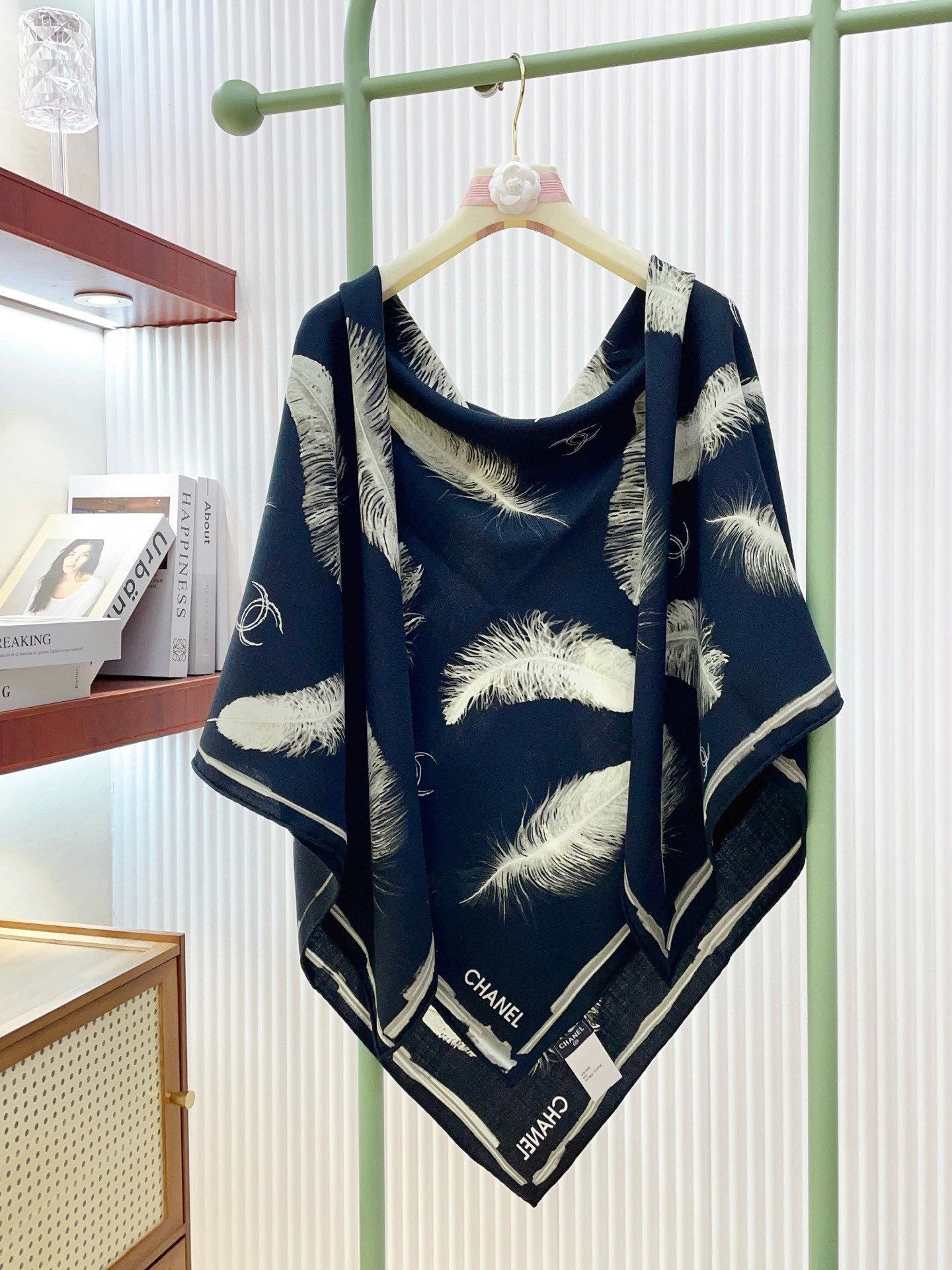 HD-- 3h1958 cashmere Real silk 2Colour item : E-S132K1211-2H