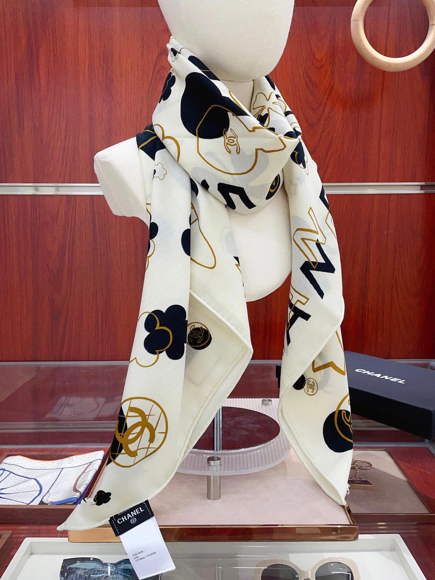 HD-- 3h1958 cashmere Real silk 2colour item:E-S132K2869-2H