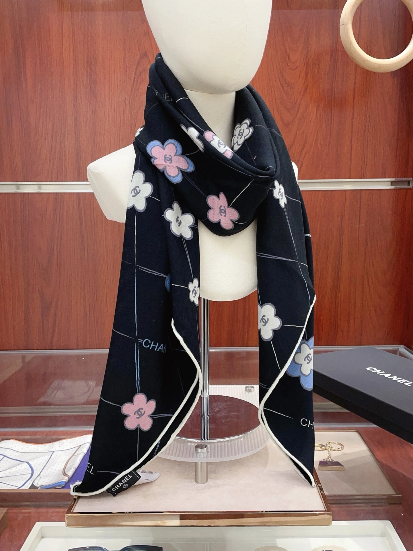 HD-- 3h1958 cashmere Real silk Ditails 2Colour item:E-S132K2839-2H