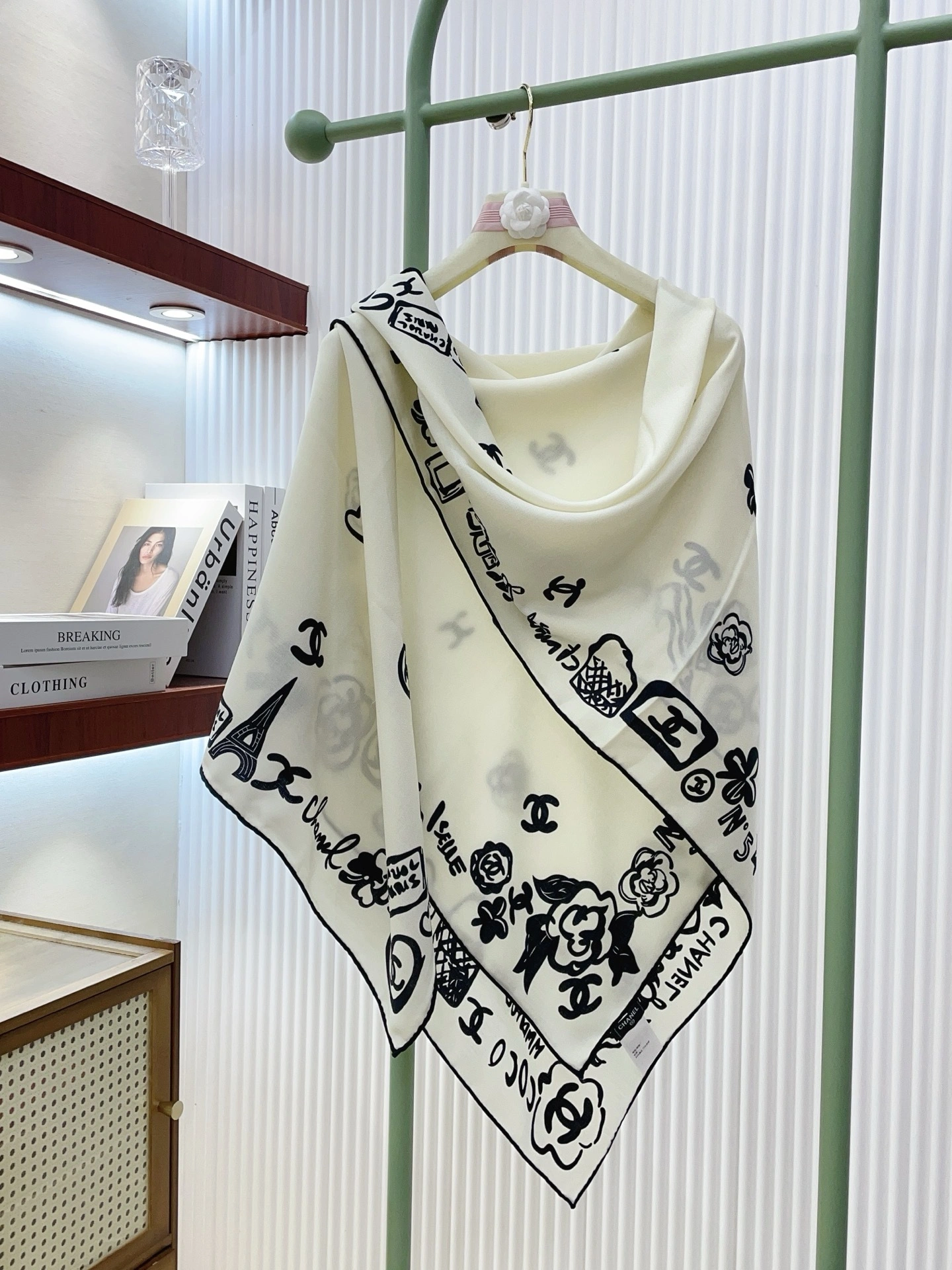 HD-- 3h1958 cashmere Real silk item : E-S132K1207H