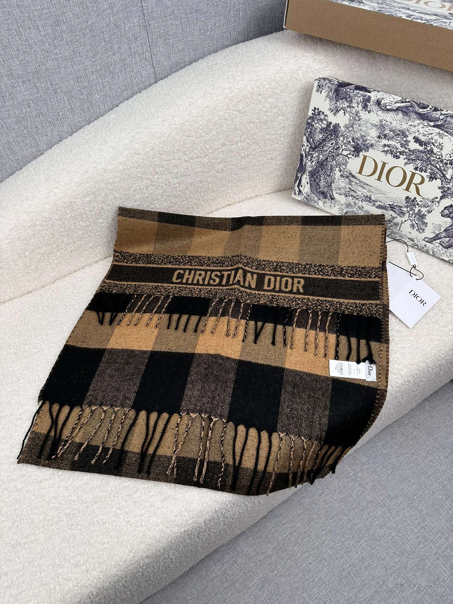 HD-- 4ior Check'N' cashmere wool 3Colour item:E-S132K2805-3H