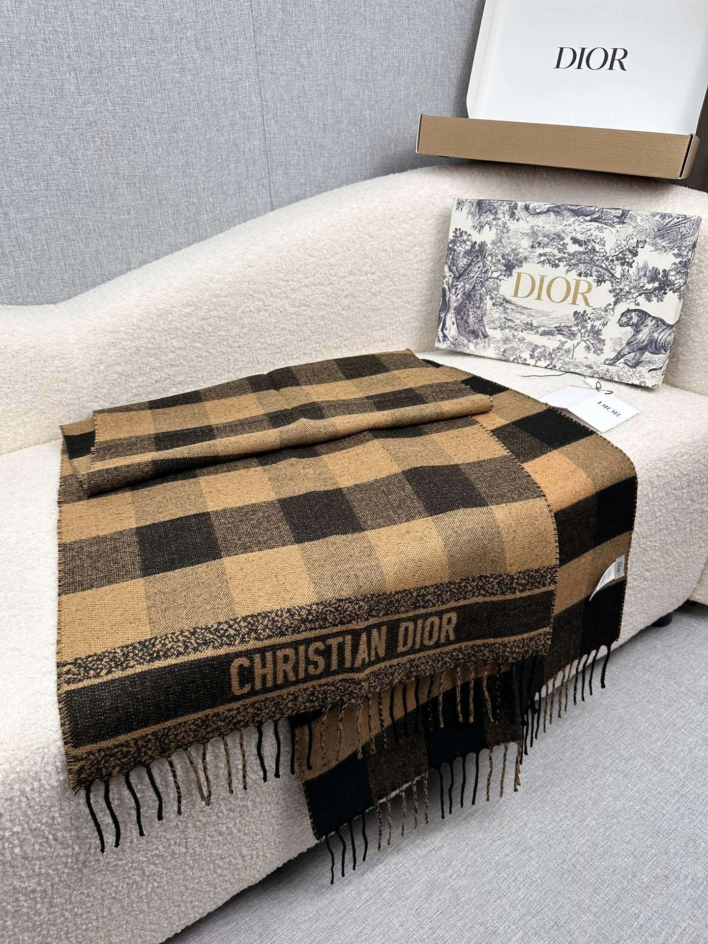 HD-- 4ior Check'N' cashmere wool 3Colour item:E-S132K2805-3H