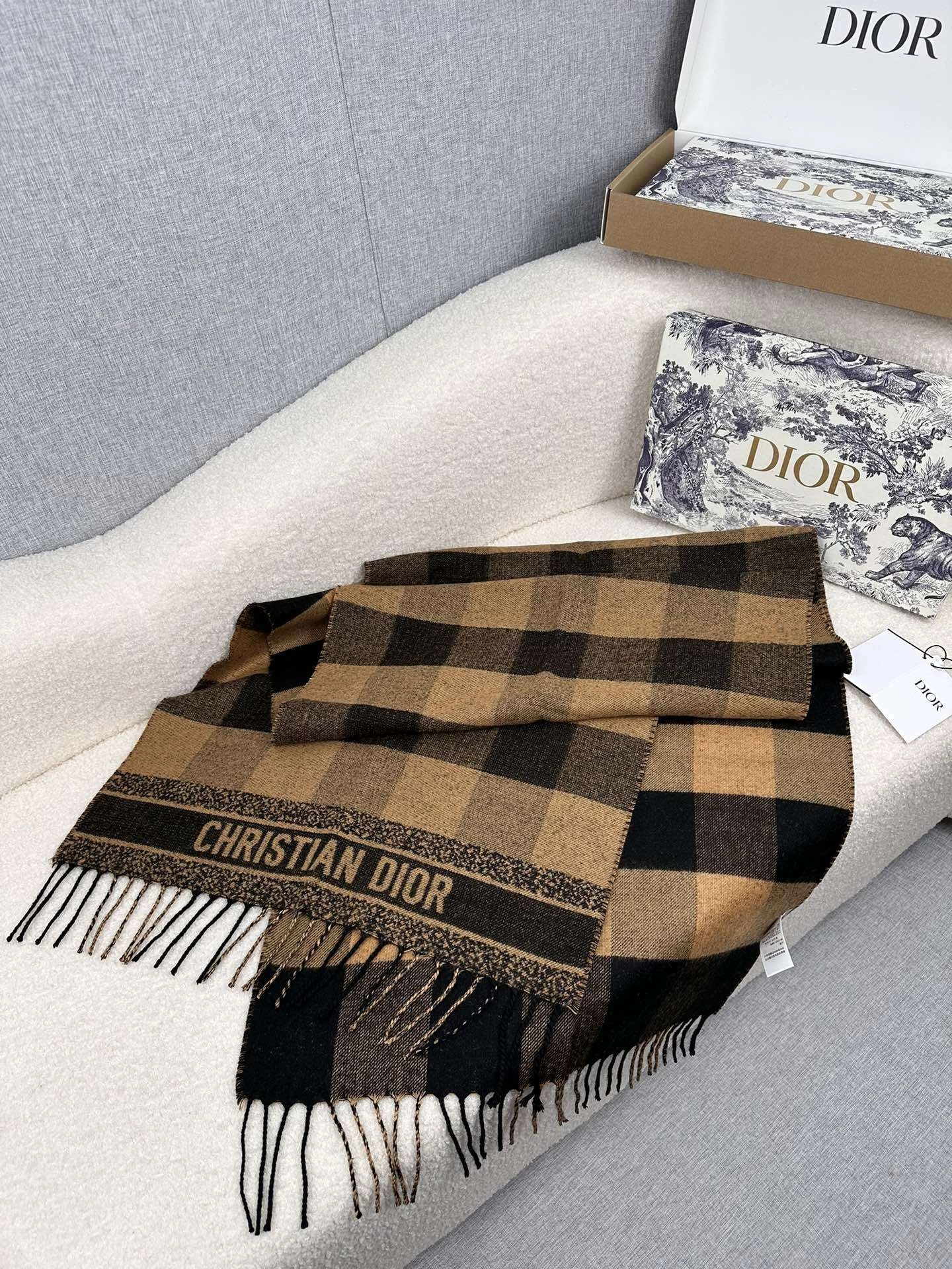 HD-- 4ior Check'N' cashmere wool 3Colour item:E-S132K2805-3H