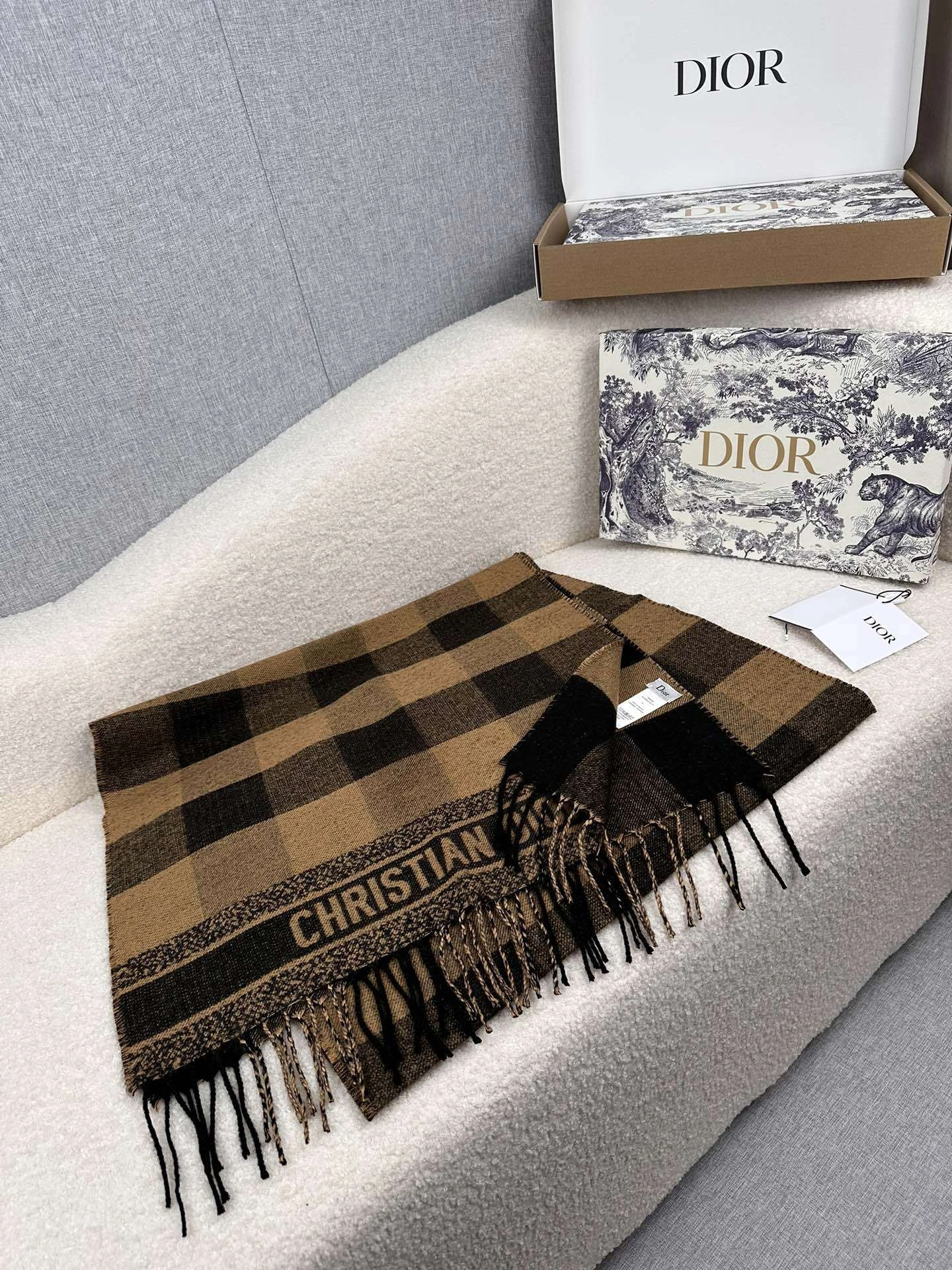 HD-- 4ior Check'N' cashmere wool 3Colour item:E-S132K2805-3H