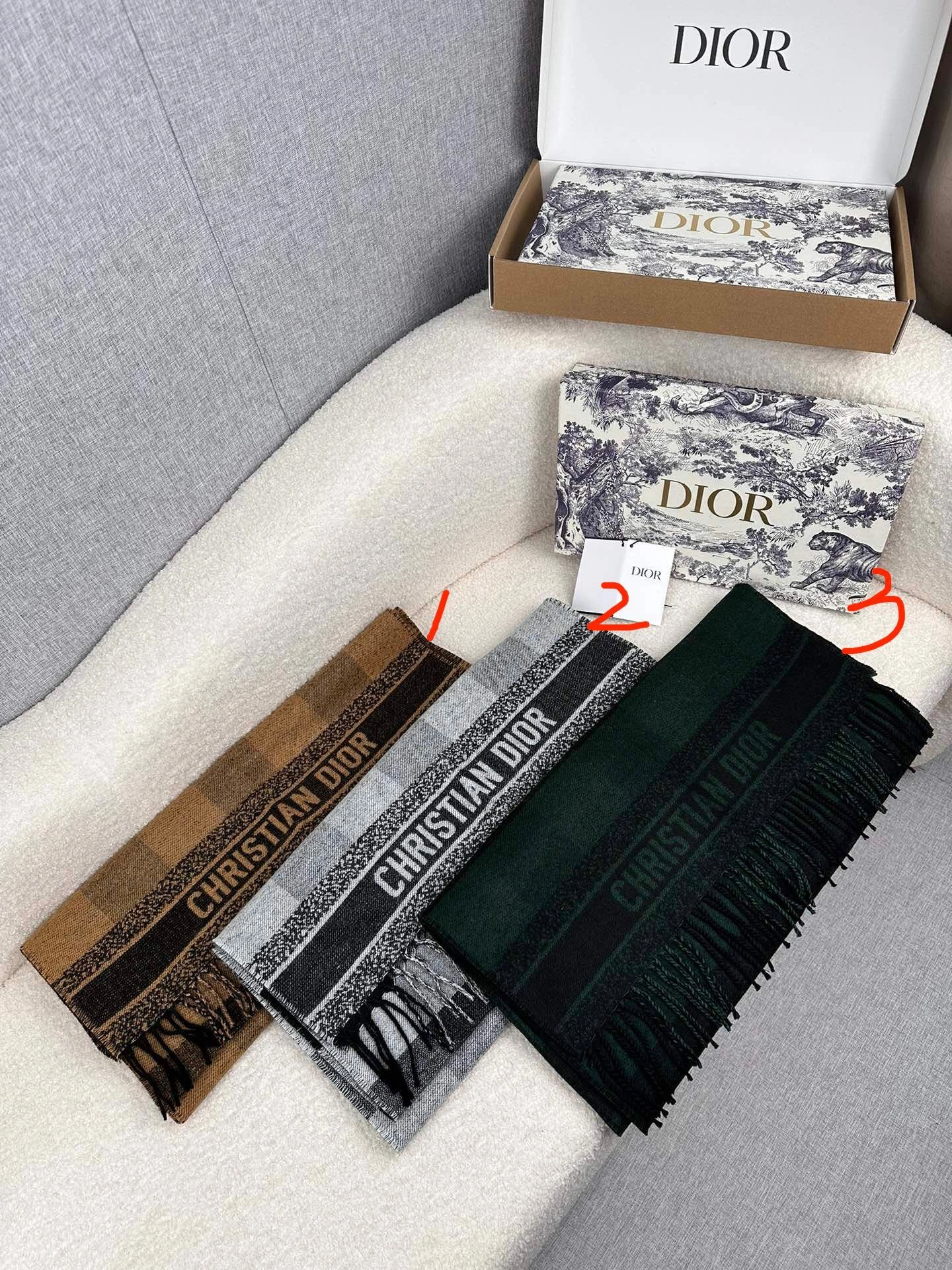 HD-- 4ior Check'N' cashmere wool 3Colour item:E-S132K2805-3H