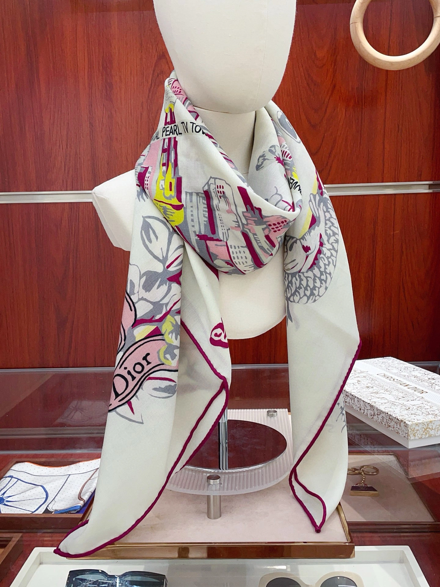 HD-- 4ior cashmere Real silk 5colour item:E-S132K2857-5H