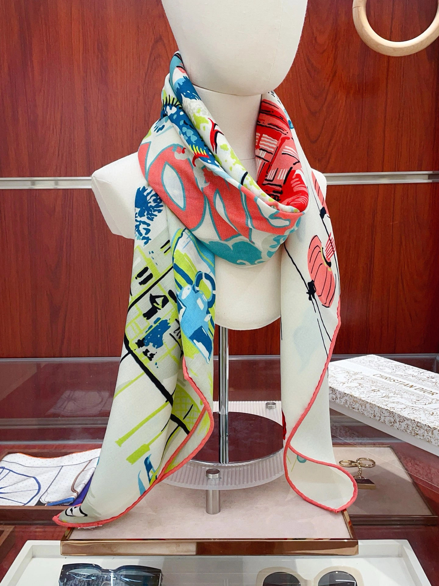 HD-- 4ior cashmere Real silk 5colour item:E-S132K2857-5H