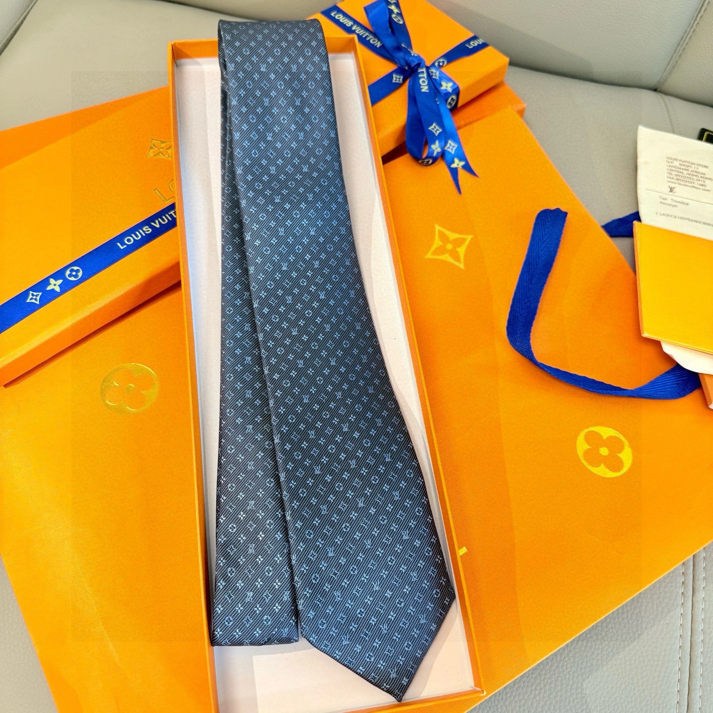 HD-- 8V Damier Real silk 2Colour item:E-S132L1314-2