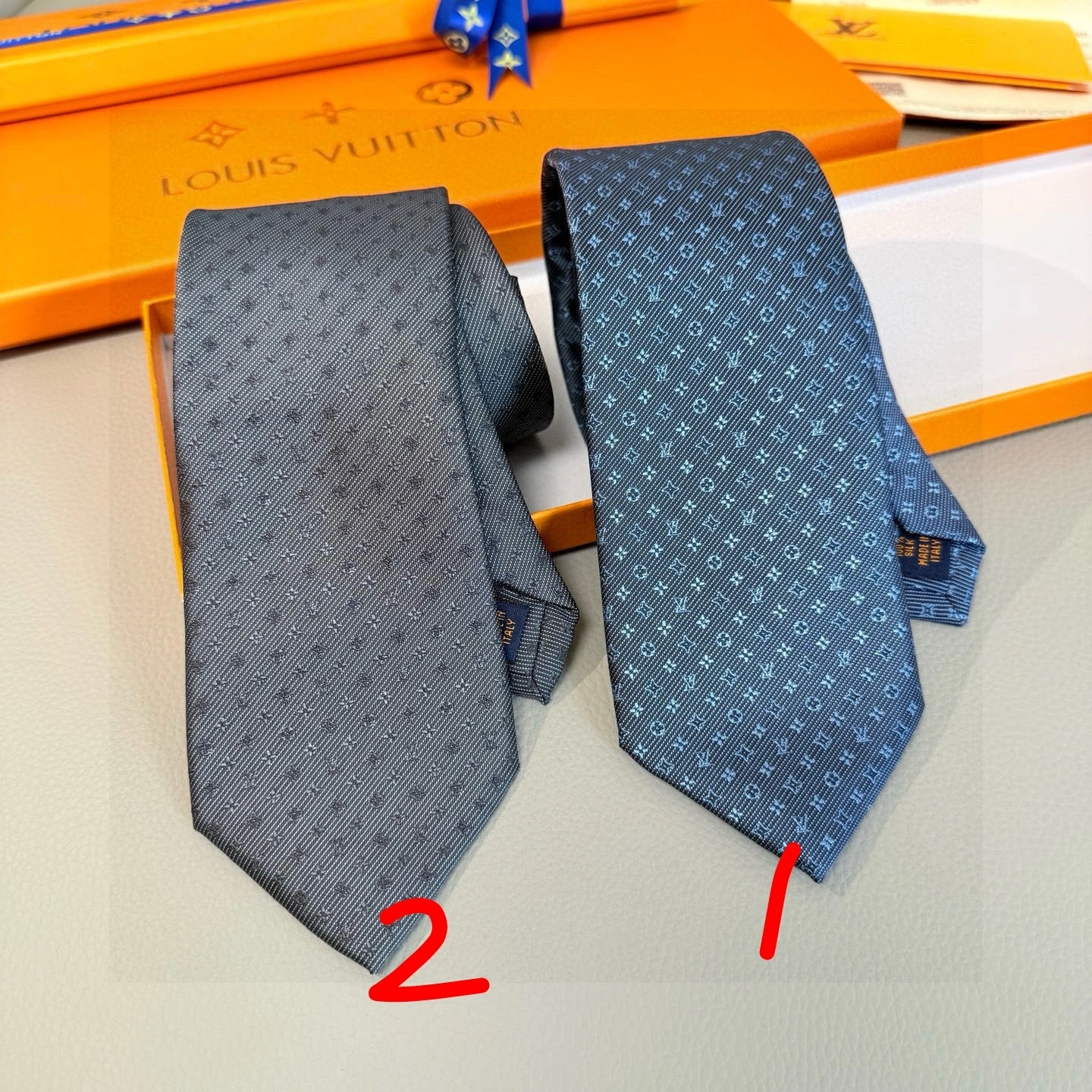 HD-- 8V Damier Real silk 2Colour item:E-S132L1314-2