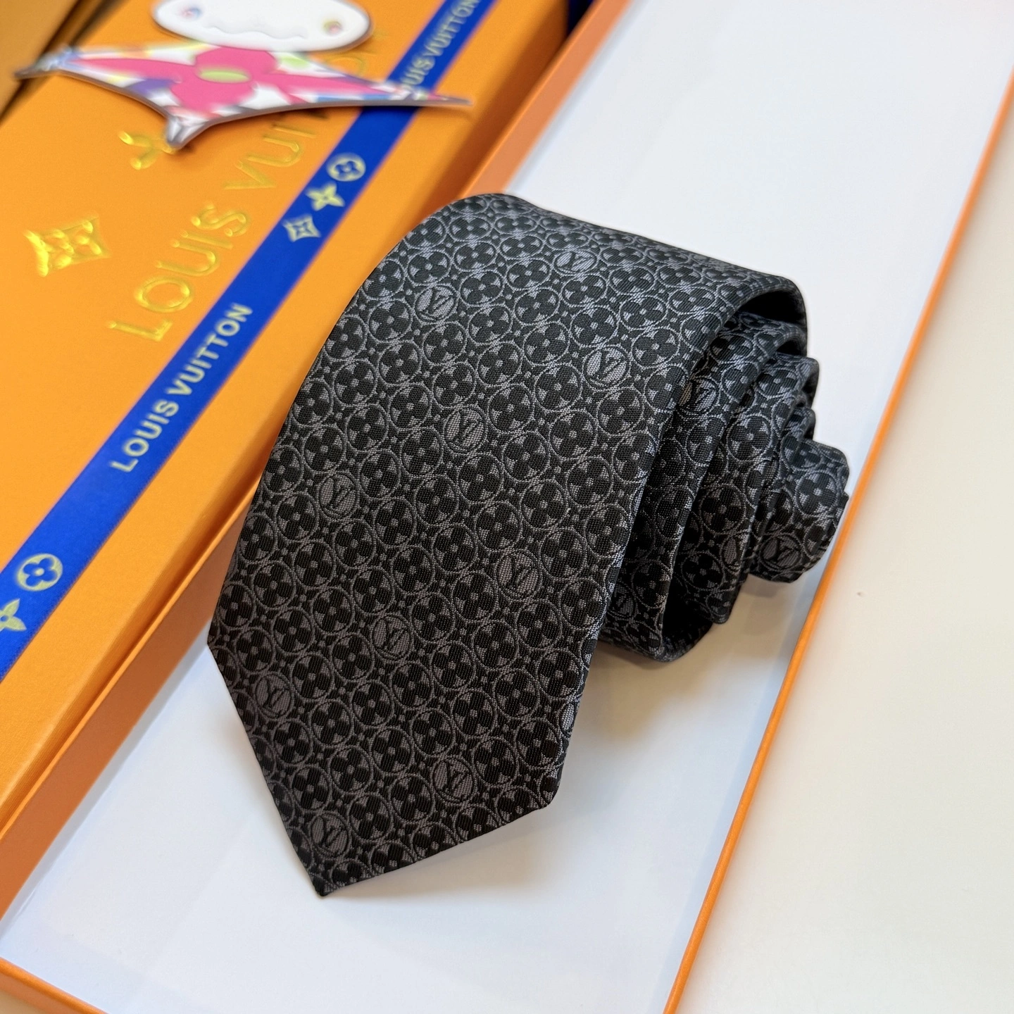 HD-- 8V MonogramFlower Real silk Damier 6Colour item:E-S132L1316-6