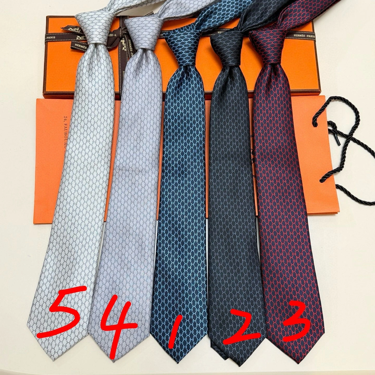 HD-- H5r75s （PhilippeMouquet) mulberry silk 5colour item:E-S132L2069-5