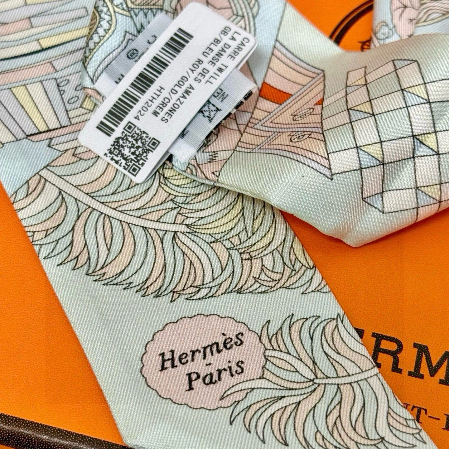 HD-- H5r75s （Pierre Marie） Twilly mulberry silk 5colour item:E-S132L2076-5