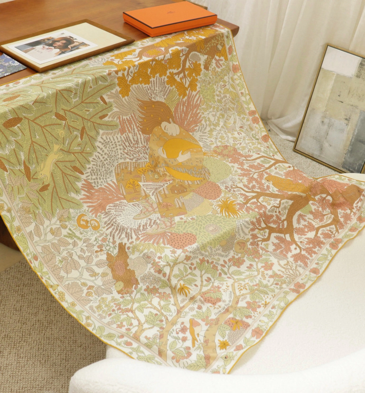 HD-- H5r75s Real silk cashmere item:E-S014L0470H
