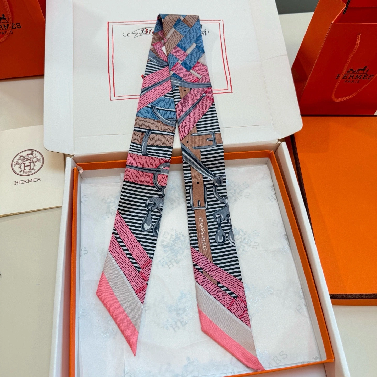 HD-- H5r75s Twilly mulberry silk 5Colour item:E-S132L1321-5