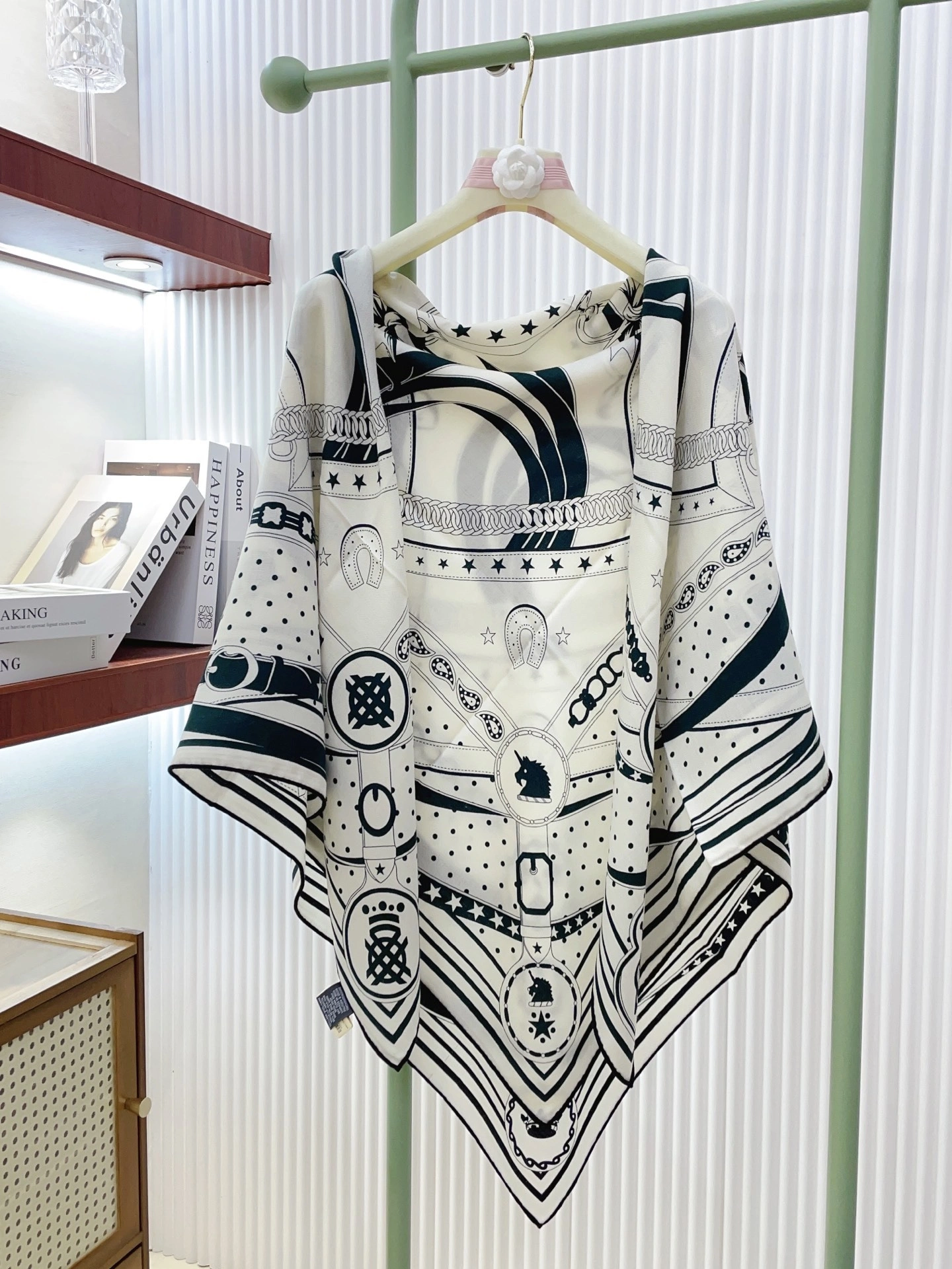 HD-- H5r75s cashmere Real silk 2colour item:E-S132K2867-2H