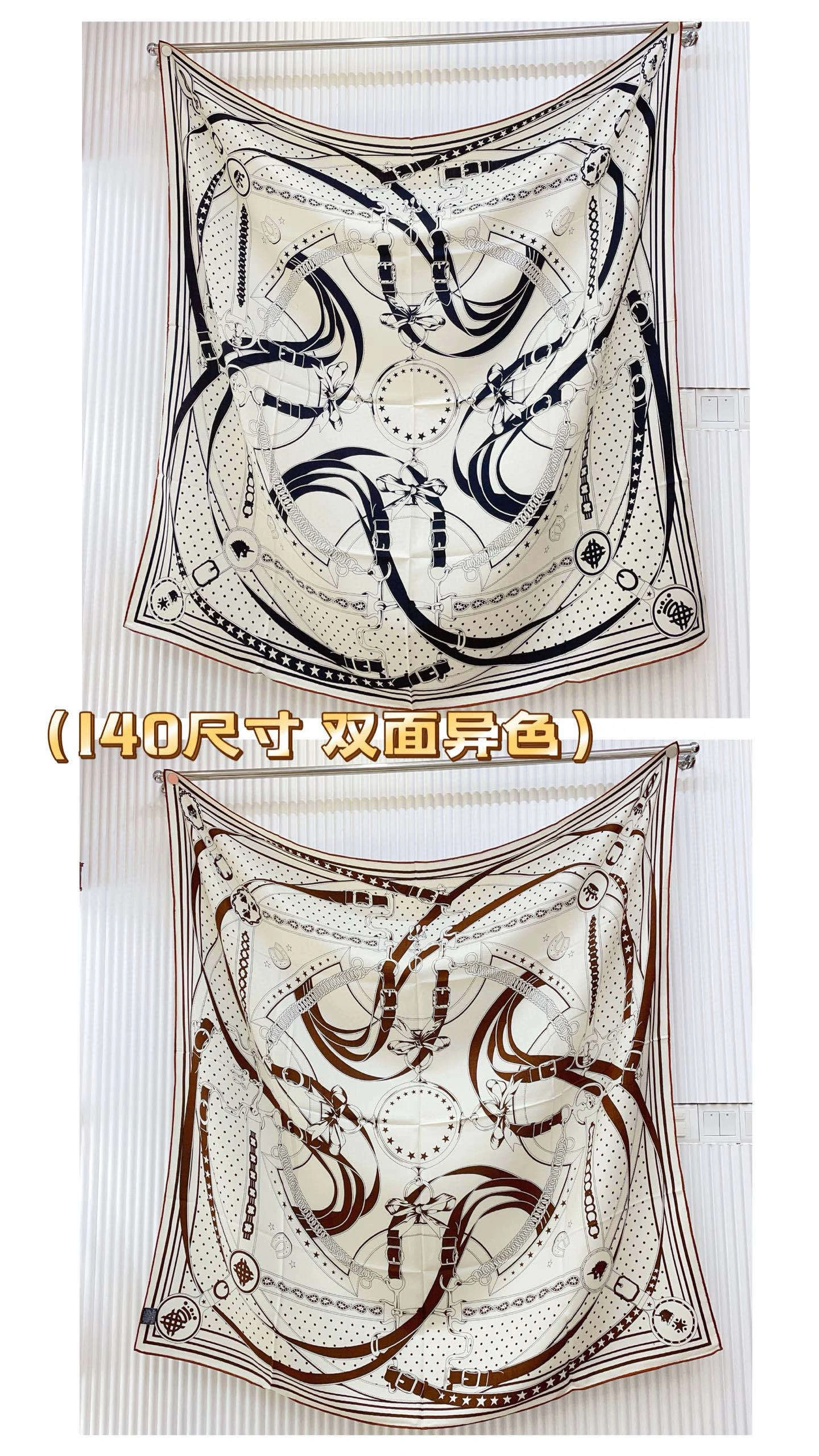 HD-- H5r75s cashmere Real silk 2colour item:E-S132K2867-2H