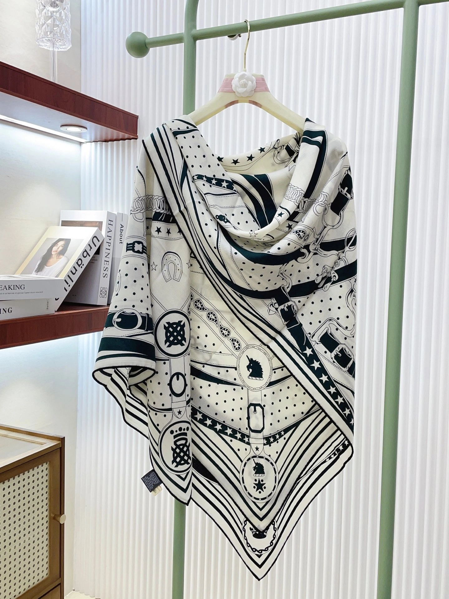 HD-- H5r75s cashmere Real silk 2colour item:E-S132K2867-2H