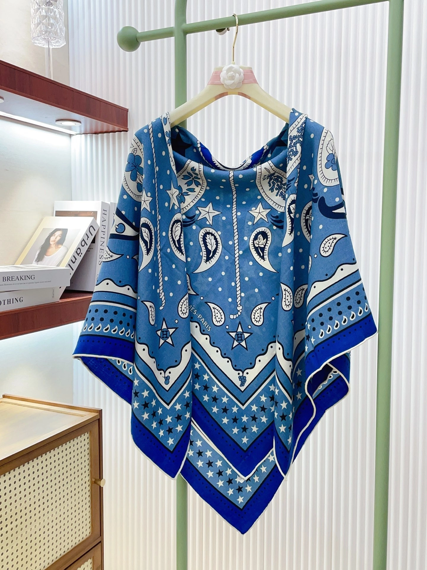 HD-- H5r75s cashmere Real silk 5Colour item:E-S132K2836-5H