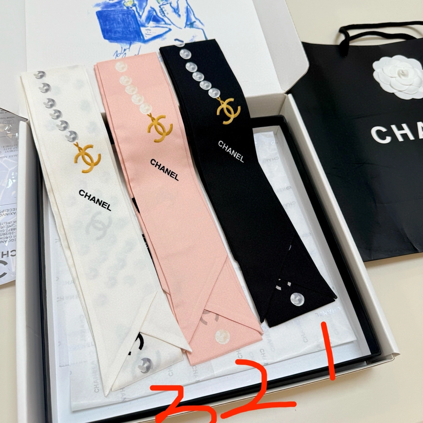 HD--3h1958 SCC2531 Twilly Real silk 3colour item:E-S132I1007-3