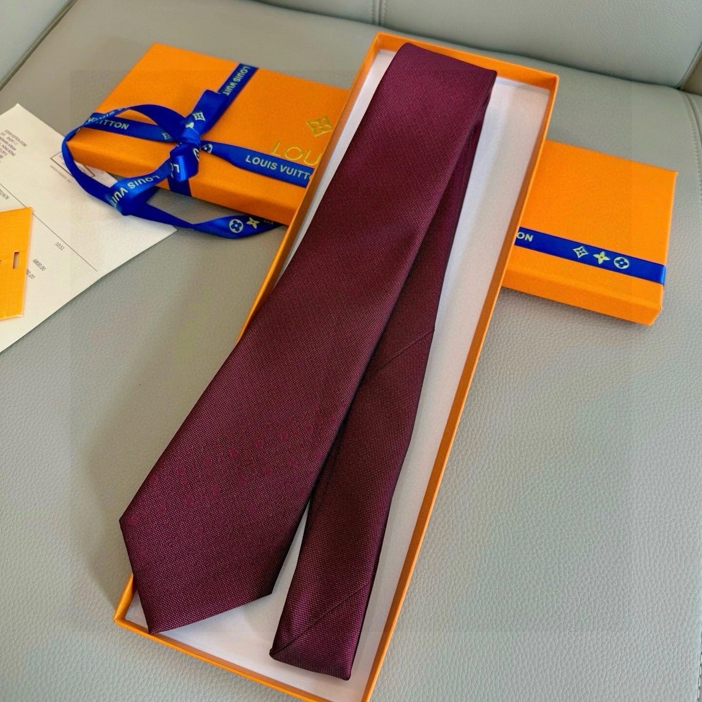 HD--8V Monogram Sprinkles Real silk 3colour item:E-S132M0201-3H