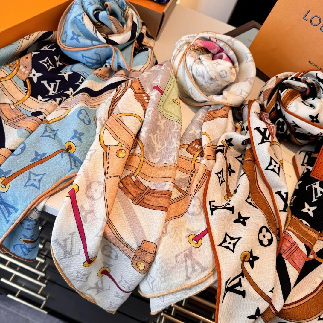 HD--8V embroidery 30 Real silk70cashmere 3colour item:E-S132I0973-3H