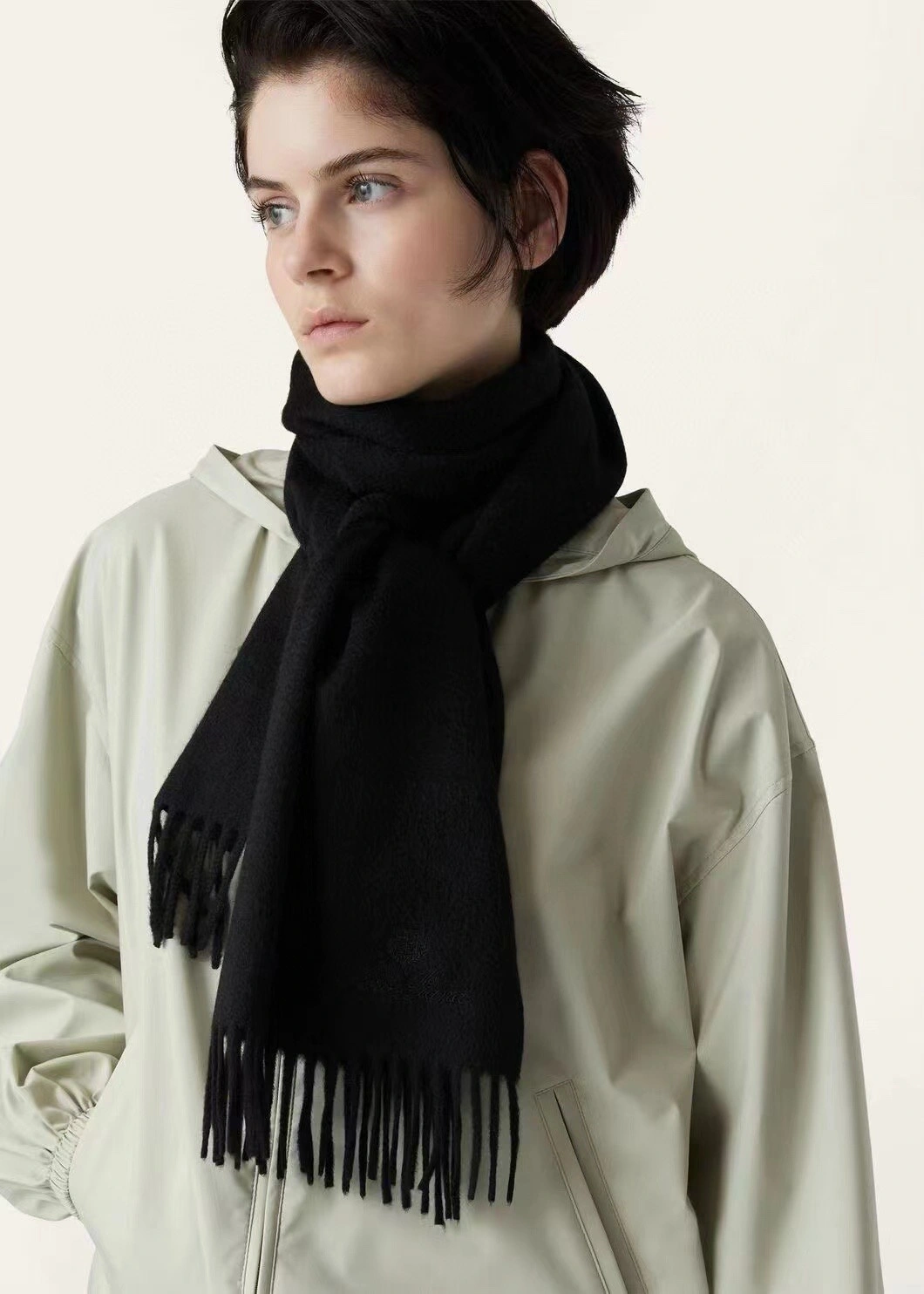 &HD--8oro Pi191 cashmere embroidery 5colour item:E-S132I1667-5H