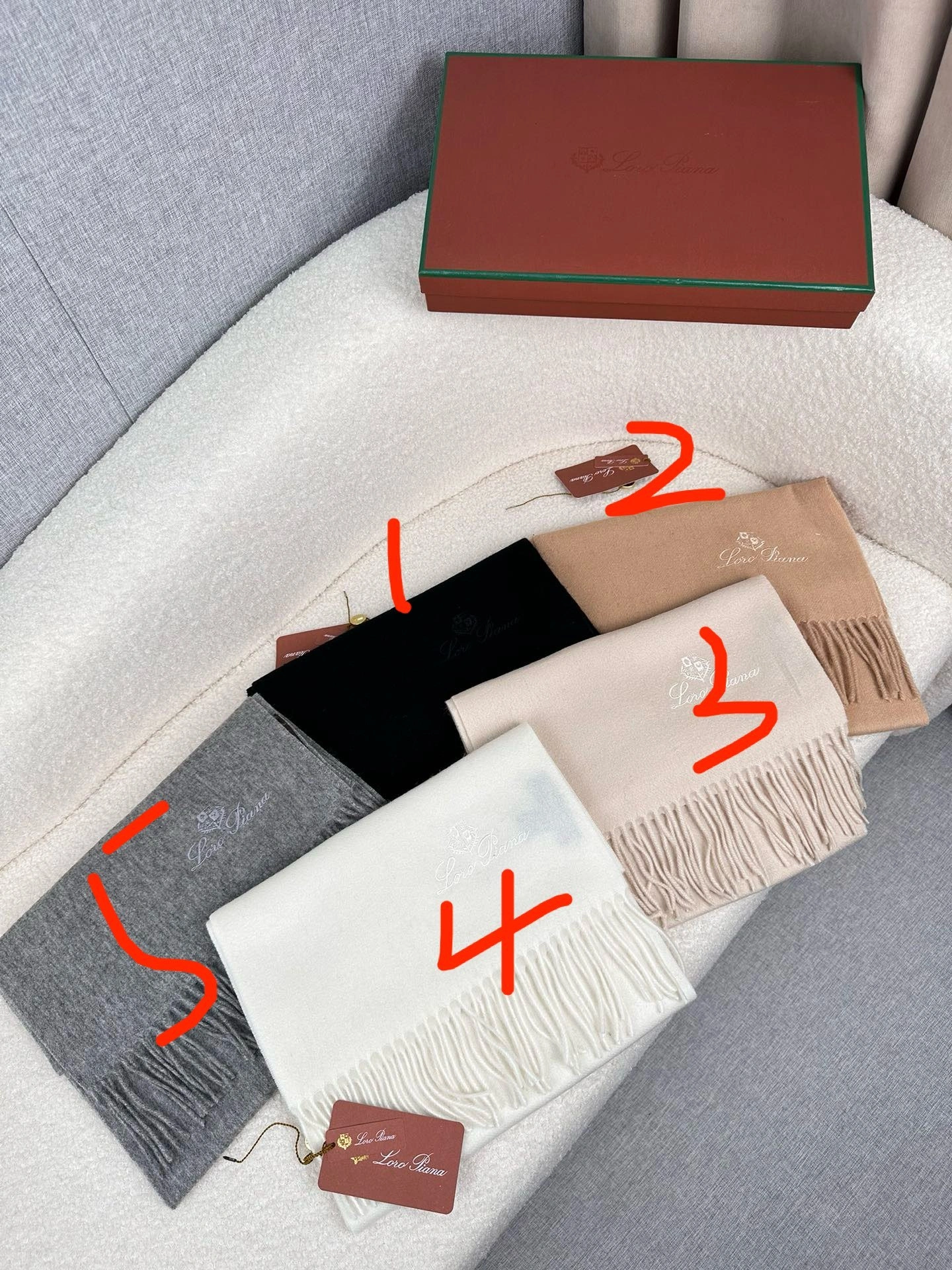 &HD--8oro Pi191 cashmere embroidery 5colour item:E-S132I1667-5H