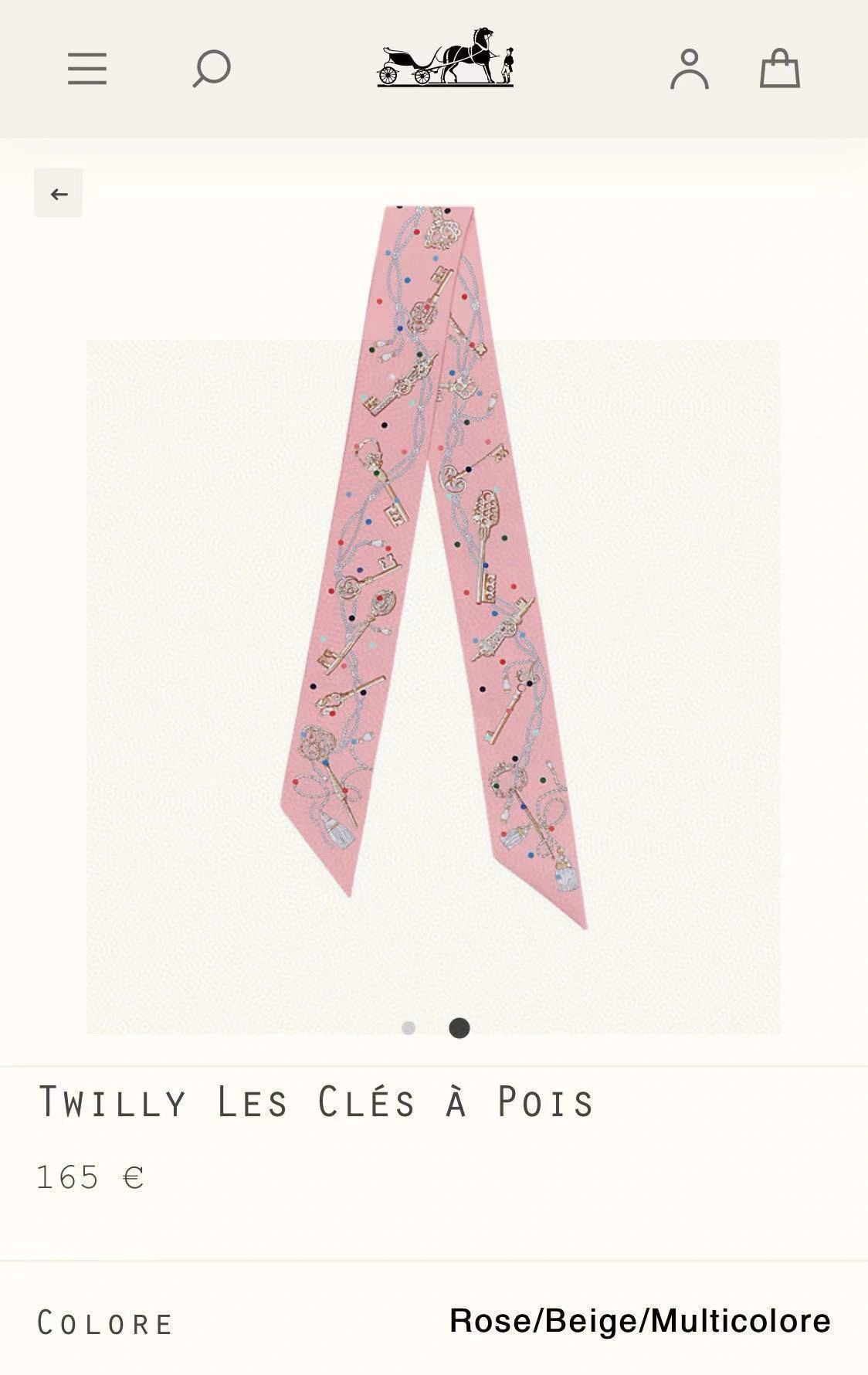HD--H5r75s Twilly mulberry silk 5colour item:E-S132I1678-5H