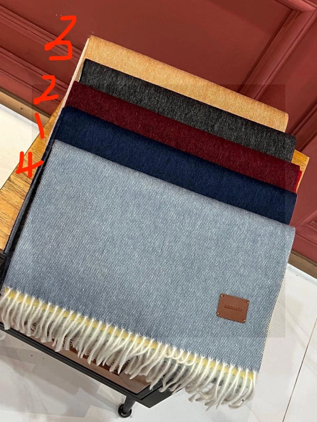 HD--H5r75s cashmere 4colour item:E-S132I1031-4