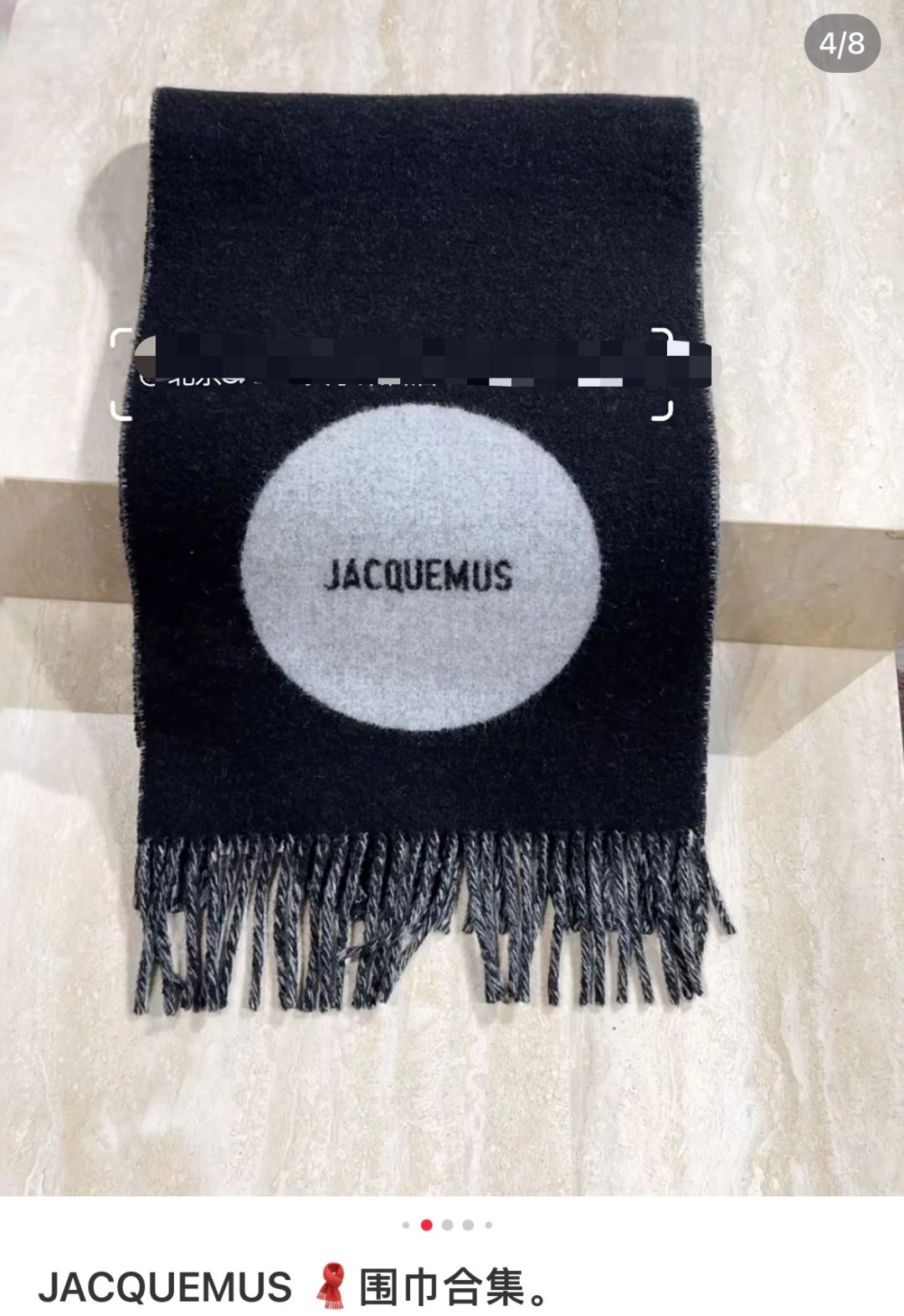 HD--J1cquemus cashmere Real silk 300g 2colour item:E-S132K2872-2H
