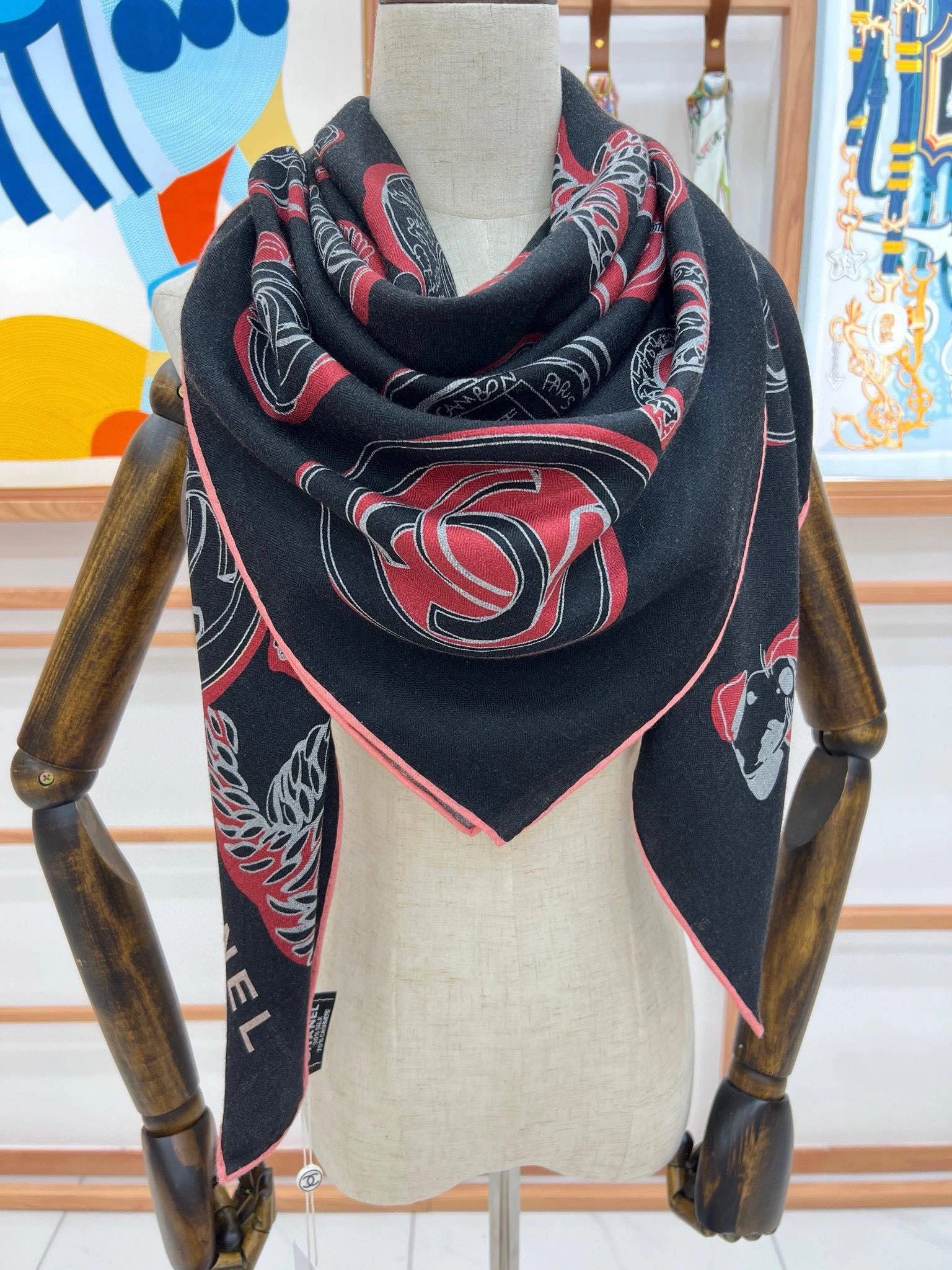 &HD--reversible realsilk cashmere item:D-S132D1601S