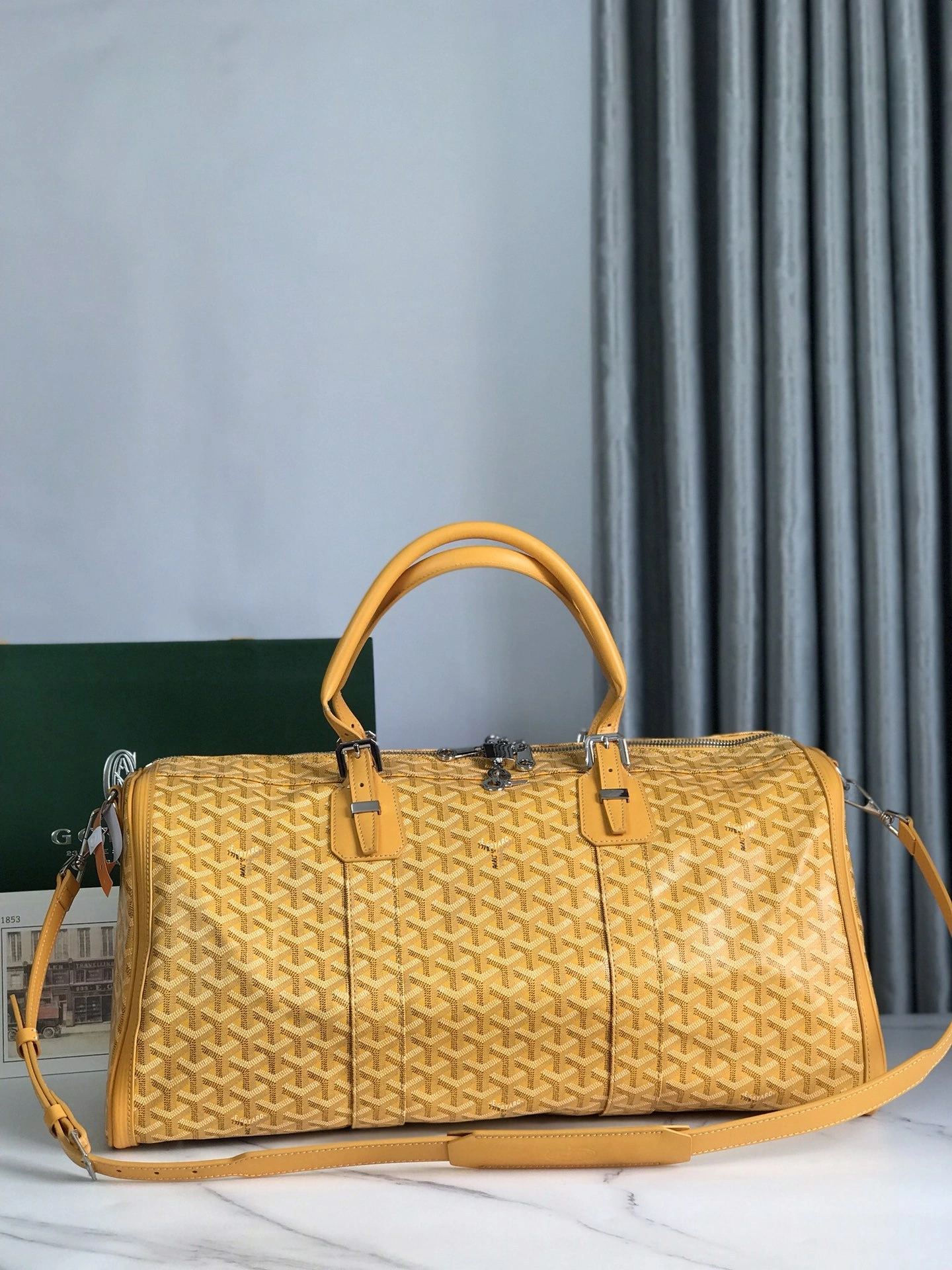 MOMO--6oy1r4 CROISI050TY08CL08P high quality version Goyard Croisiere 50 cowhide item:F-B664B0219
