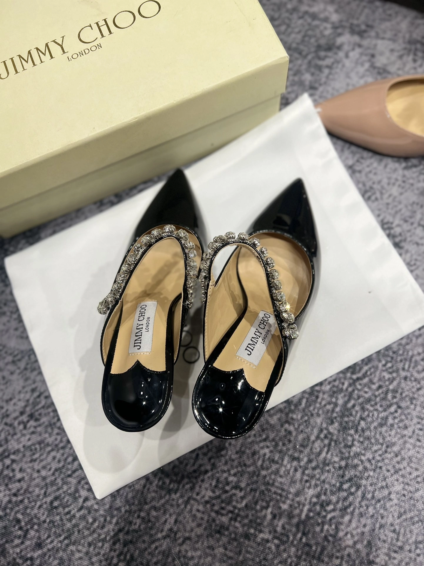 Ji77y 3ho5 BING65-PATBLACK Heel height：7CM item:DT-X234G0910