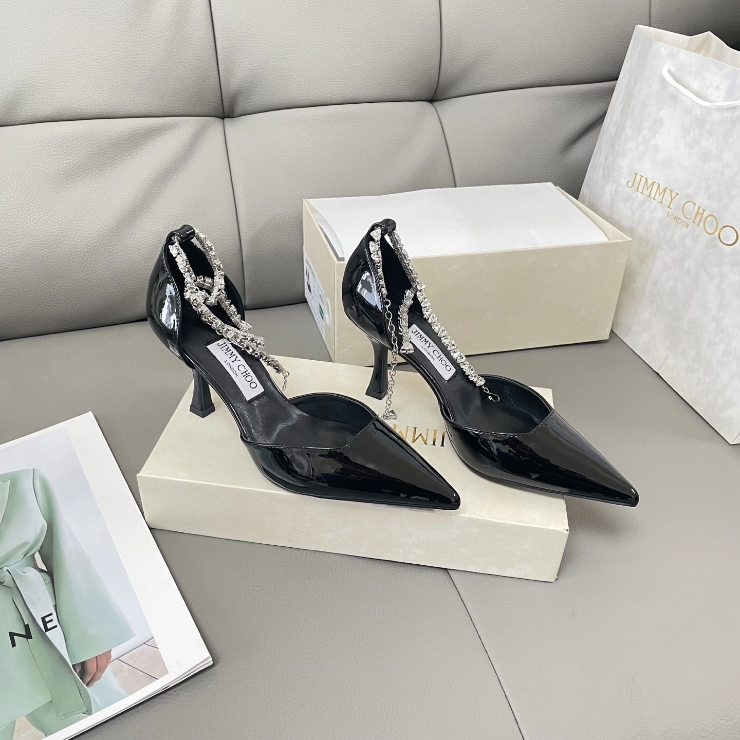 Ji77y 3ho5 STEVIE100PAT Heel height：8CM item:ET-X234E0721W