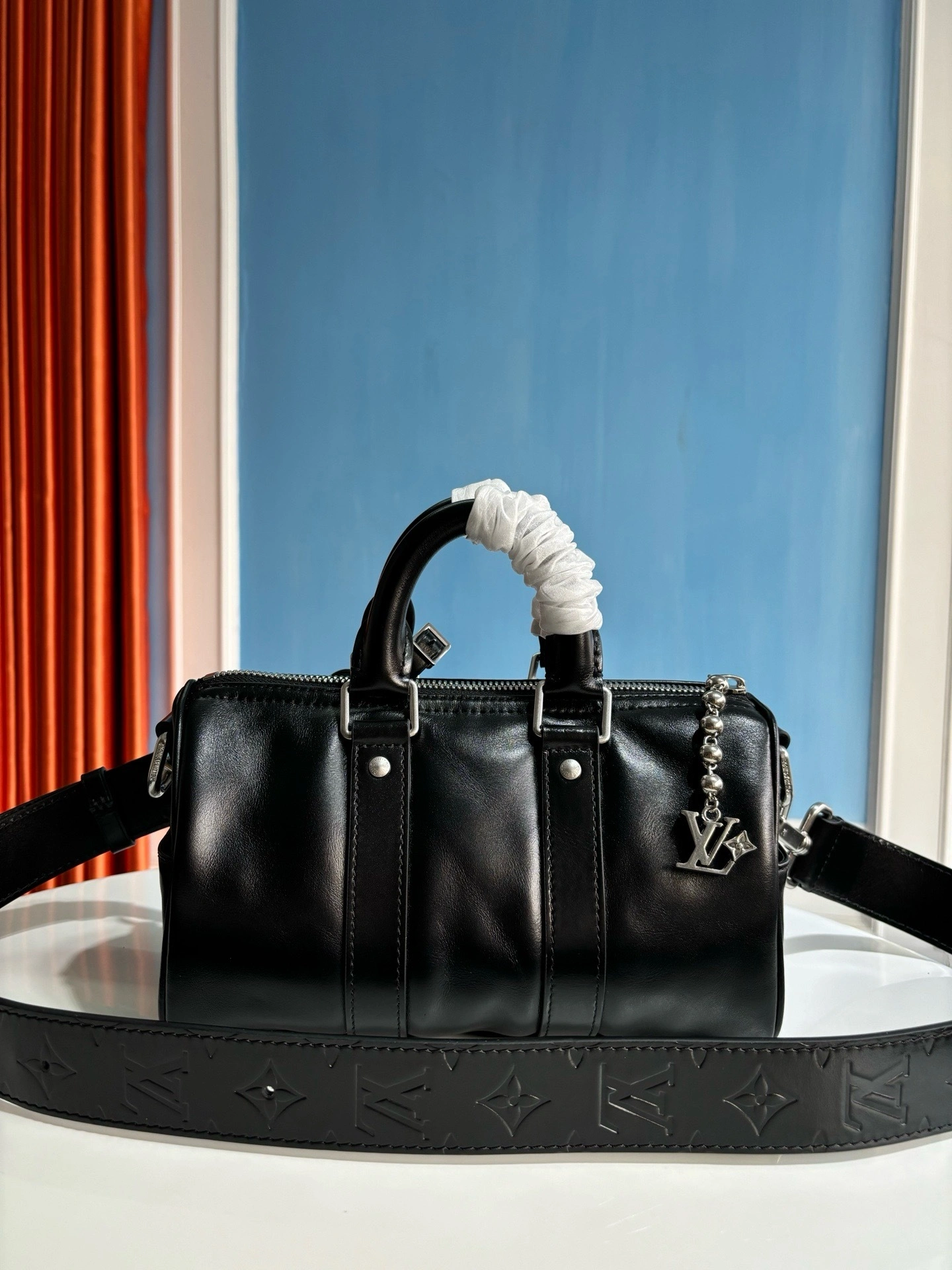 MOMO-- 8V M13988 high quality version Keepall Cargo Bandoulière 25 cowhide item:E-B808L1829T