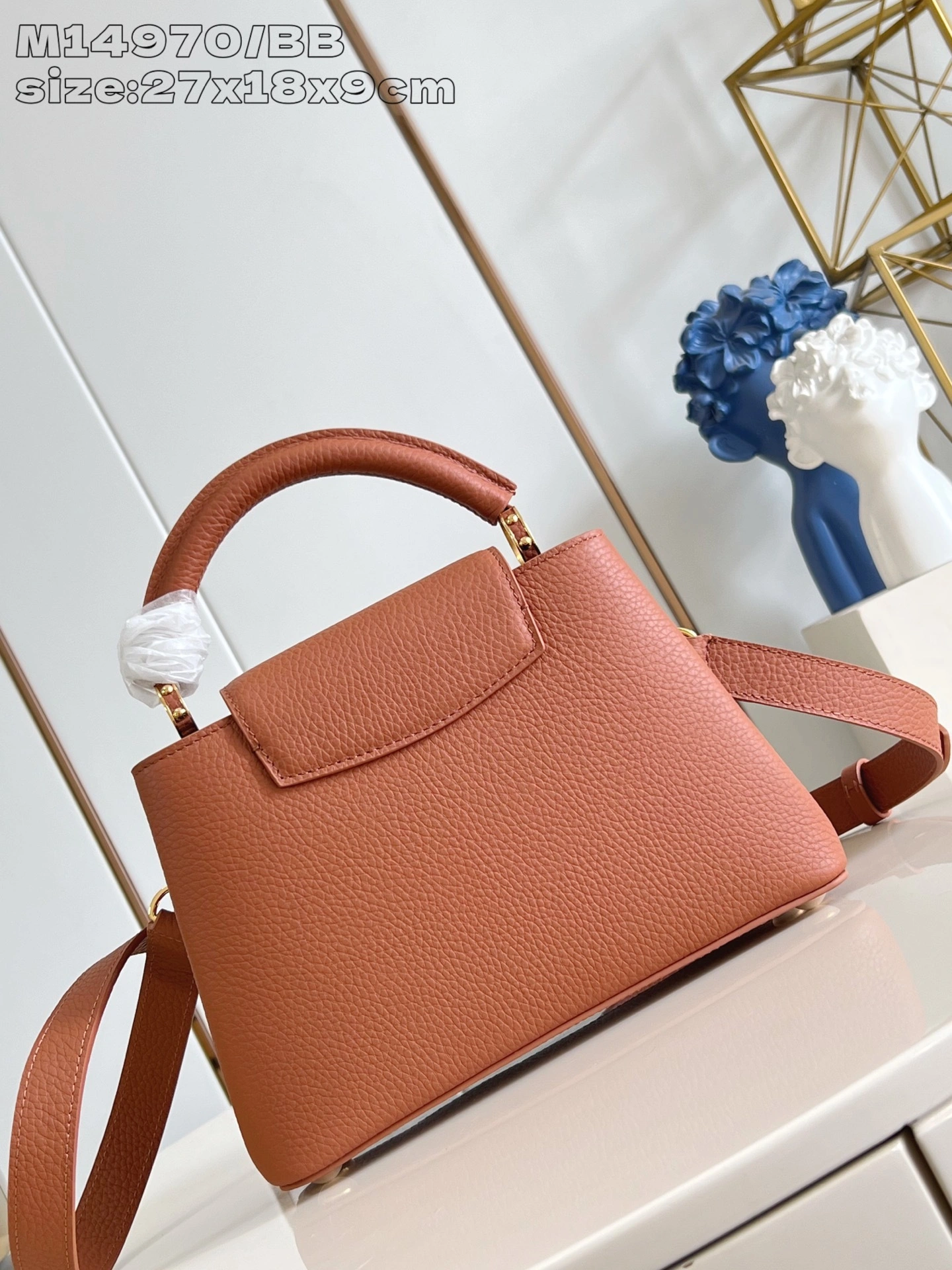 MOMO-- 8V M14381 high quality version Capucines BB Harmony cowhide item:E-B574K1803