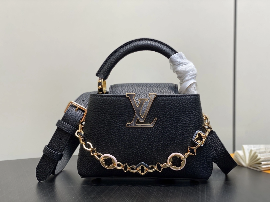 MOMO-- 8V M14970 high quality version cowhide Capucines Sn Harmony item:E-B177I0311