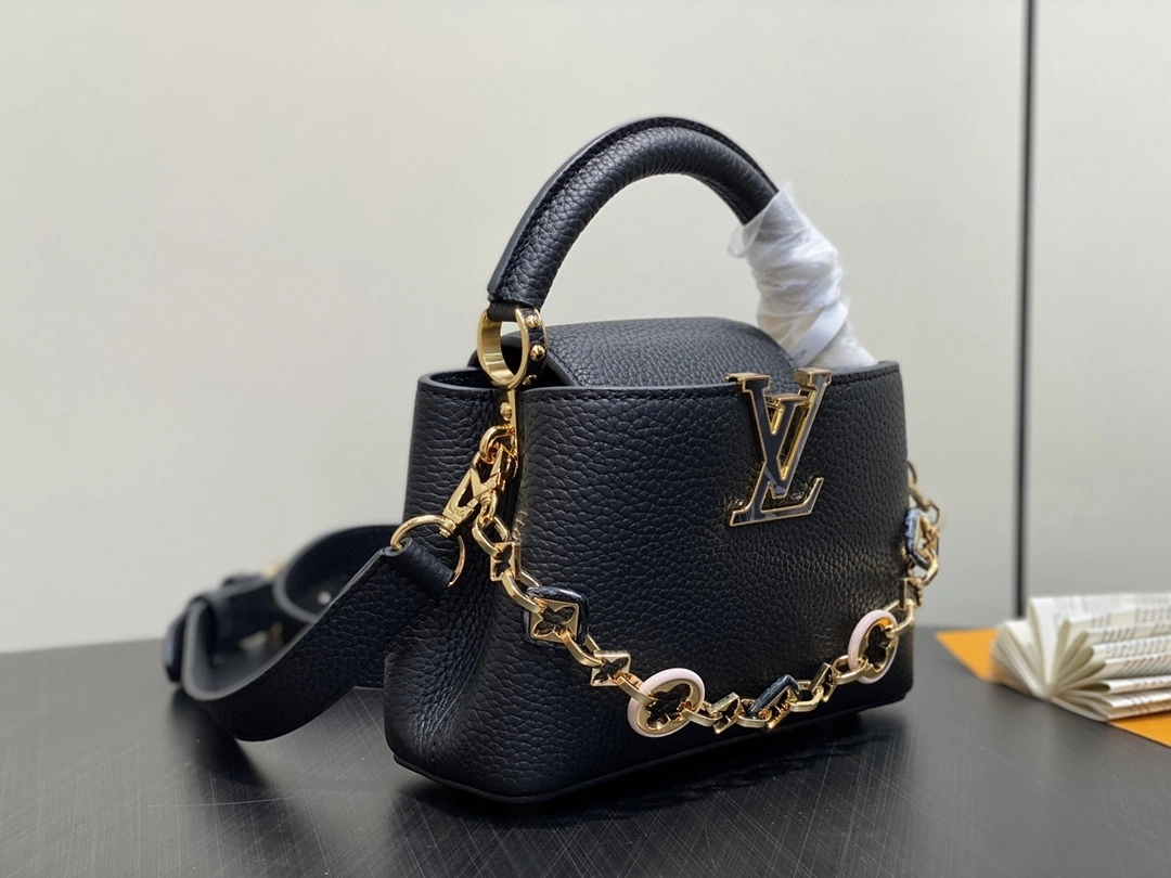 MOMO-- 8V M14970 high quality version cowhide Capucines Sn Harmony item:E-B177I0311