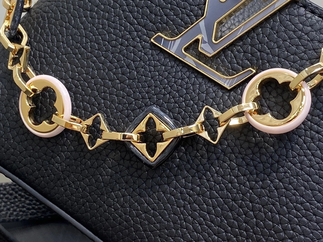 MOMO-- 8V M14970 high quality version cowhide Capucines Sn Harmony item:E-B177I0311