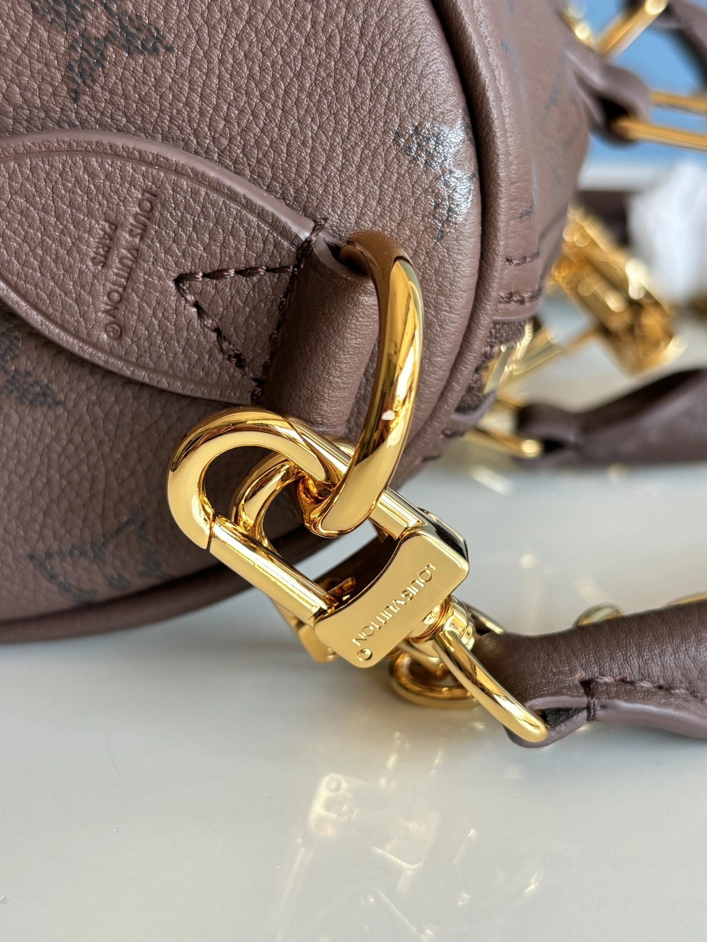 MOMO-- 8V M26691 high quality version Speedy Bandoulière25 cowhide item:E-B808L1719T