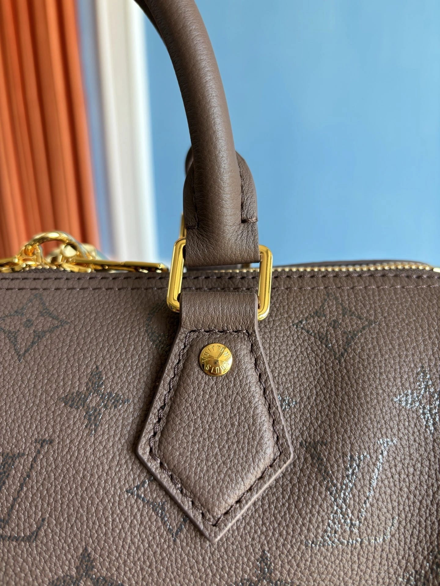 MOMO-- 8V M26691 high quality version Speedy Bandoulière25 cowhide item:E-B808L1719T