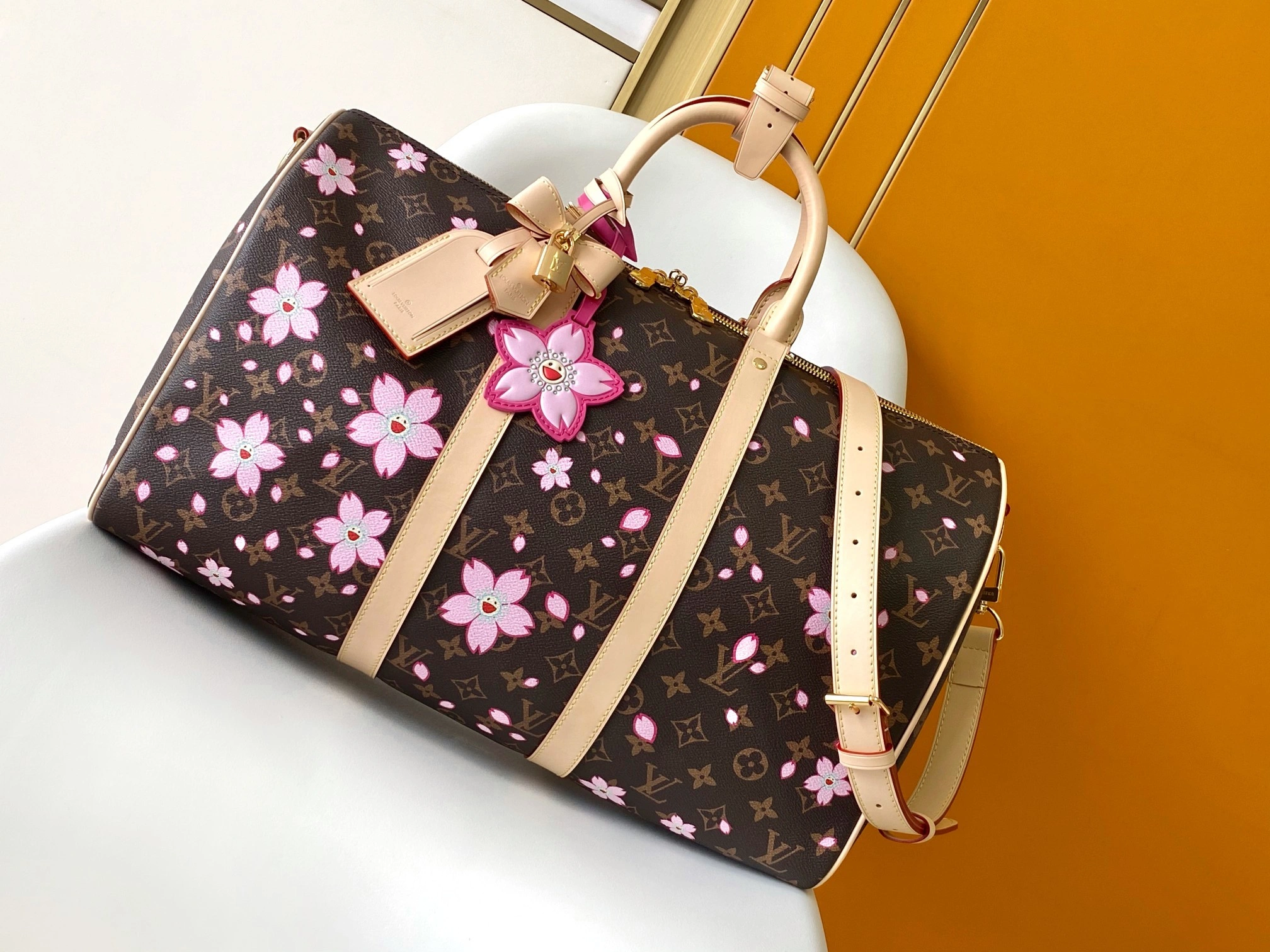 MOMO--8V M13752 high quality version Keepall Bandoulière 45 cowhide item:F-B000A2103