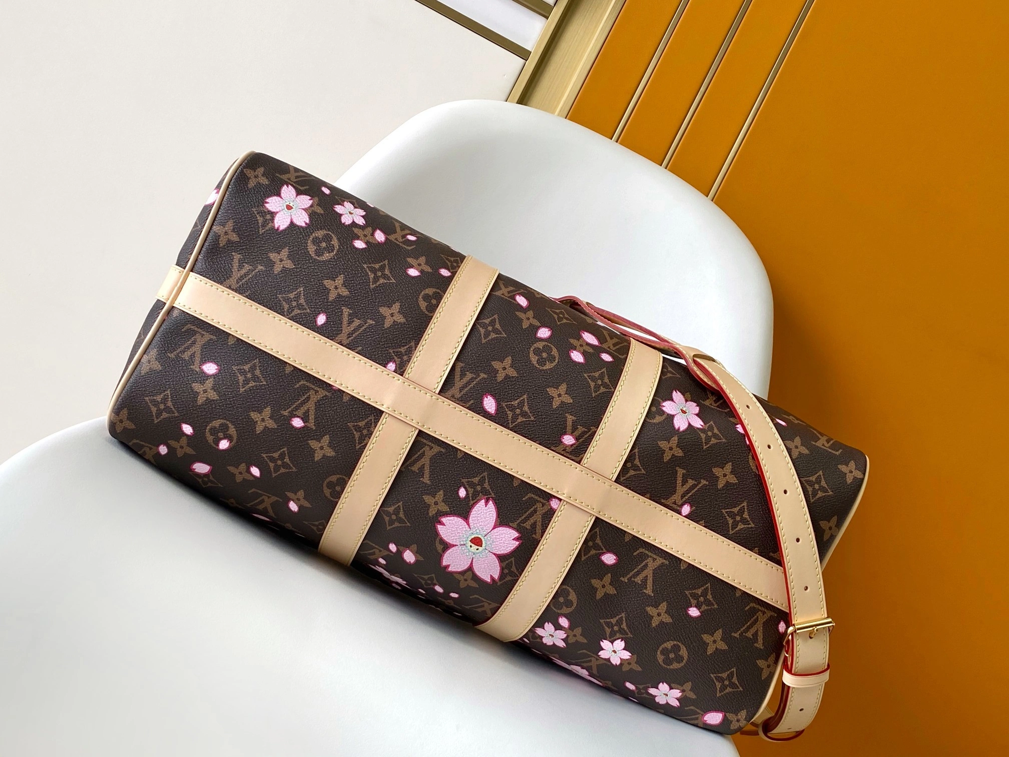 MOMO--8V M13752 high quality version Keepall Bandoulière 45 cowhide item:F-B000A2103