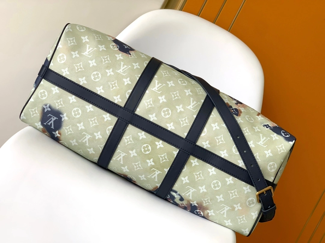 MOMO--8V M23773 high quality version Keepall Bandoulière 50 cowhide item:F-B000A1408