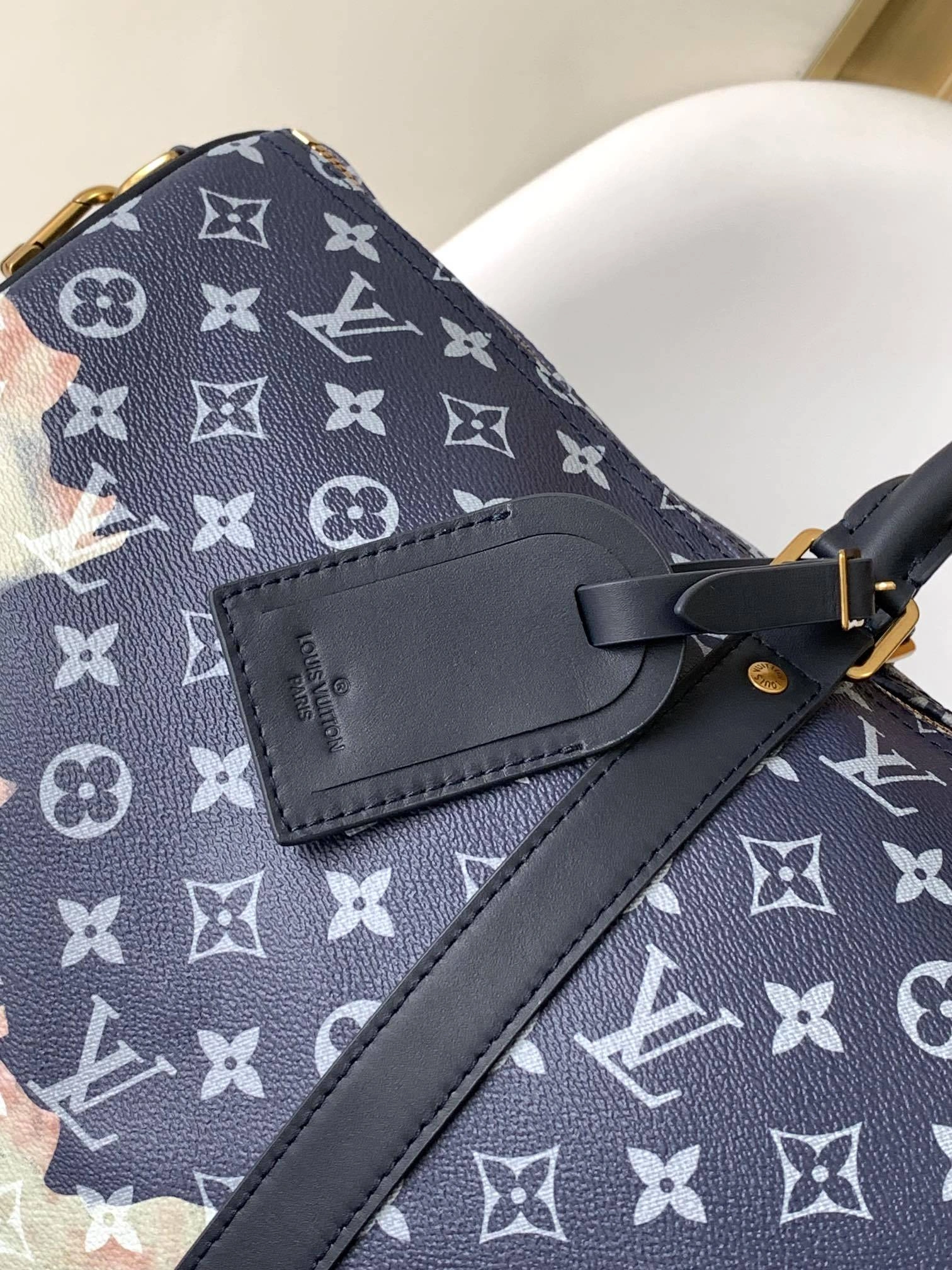 MOMO--8V M23773 high quality version Keepall Bandoulière 50 cowhide item:F-B000A1408